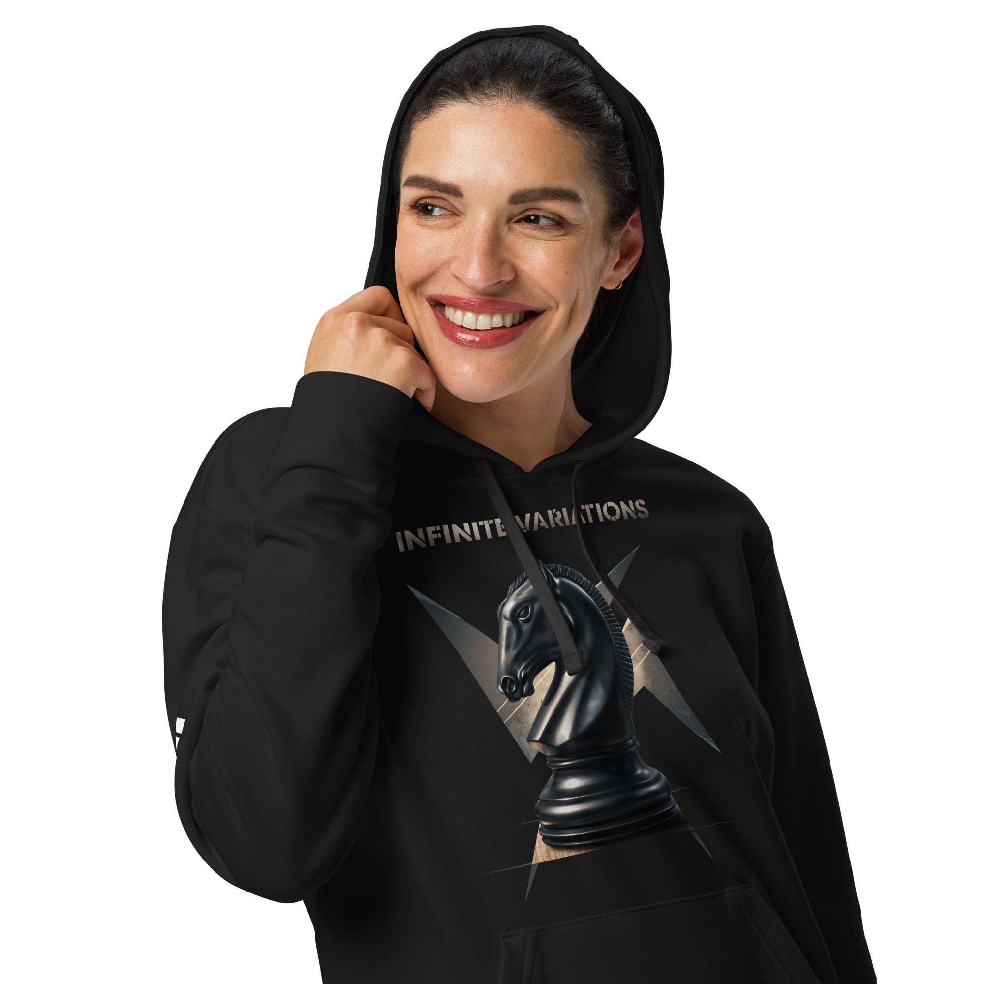 Knight of War - Black - Adidas fleece hoodie