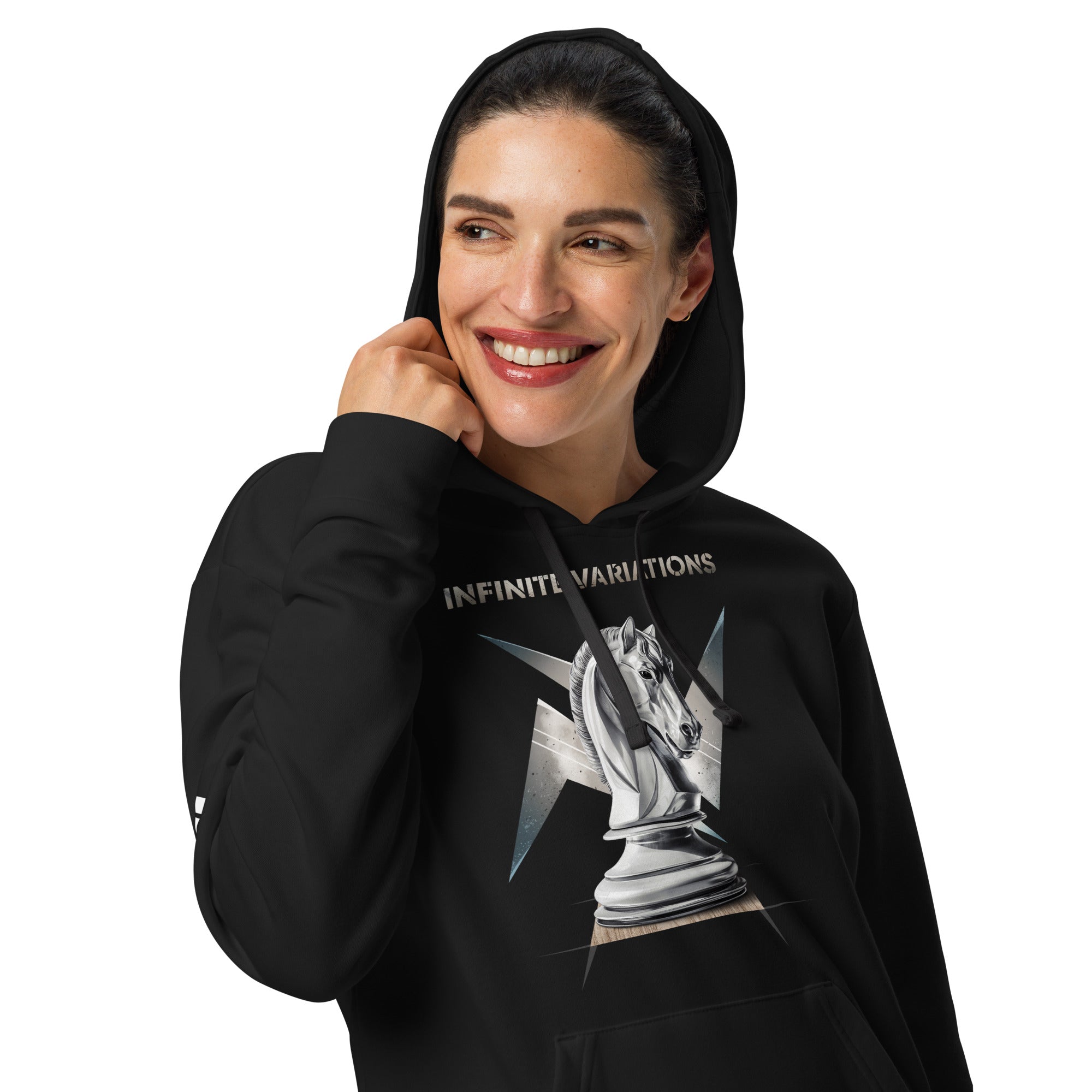 Knight of War - White - Adidas fleece hoodie