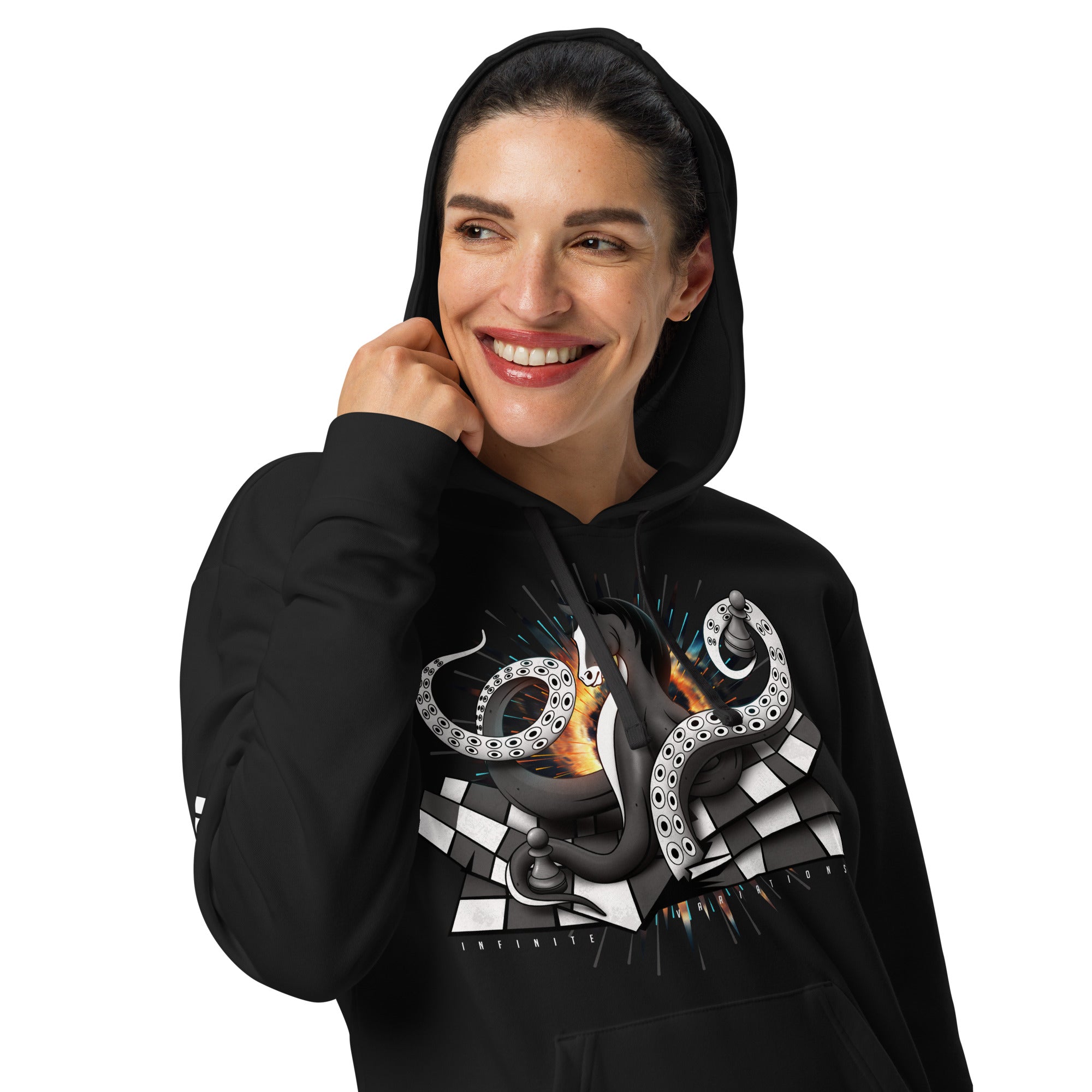Octopus Knight - adidas fleece hoodie