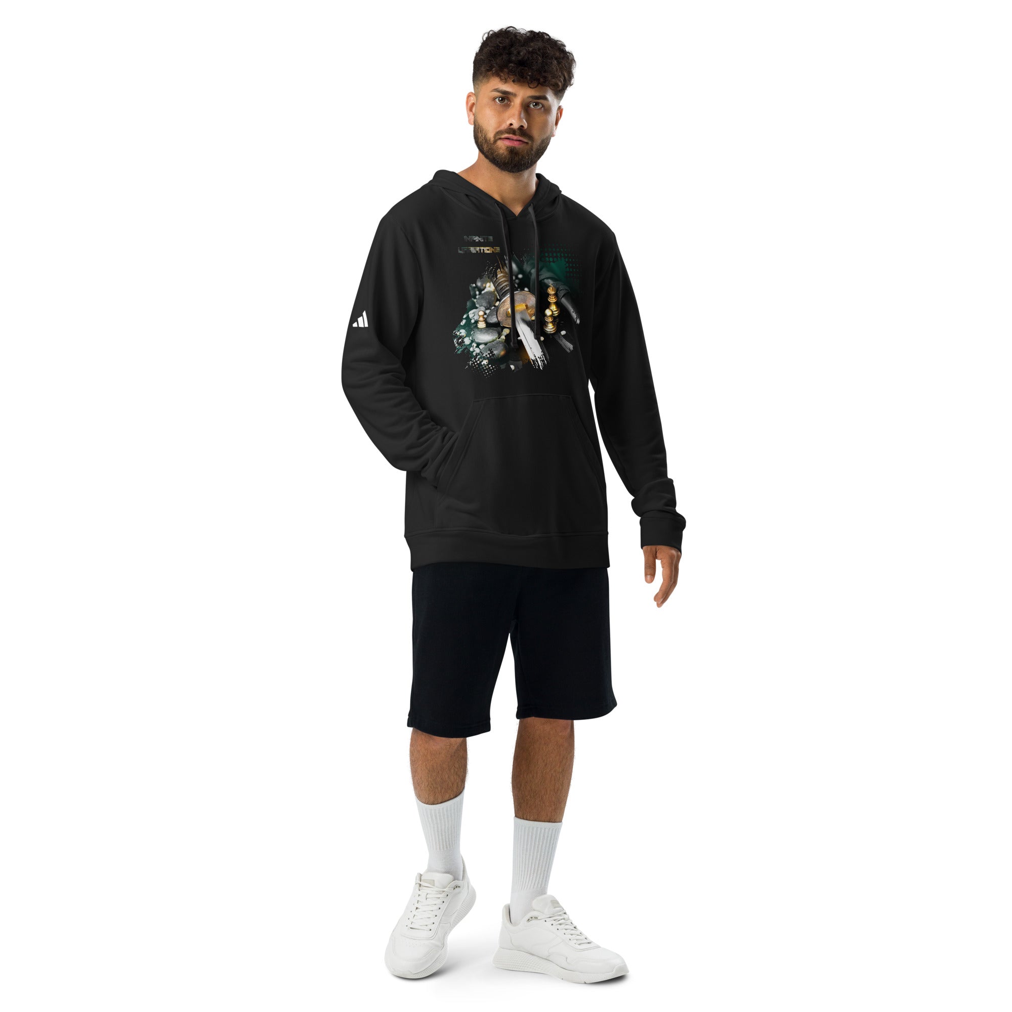 Samurai Chess II - Adidas fleece hoodie
