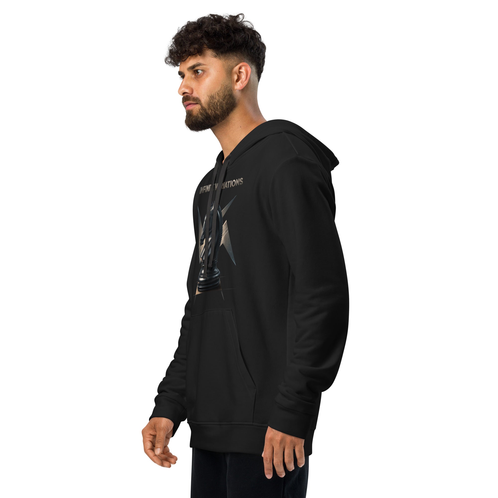 Knight of War - Black - Adidas fleece hoodie