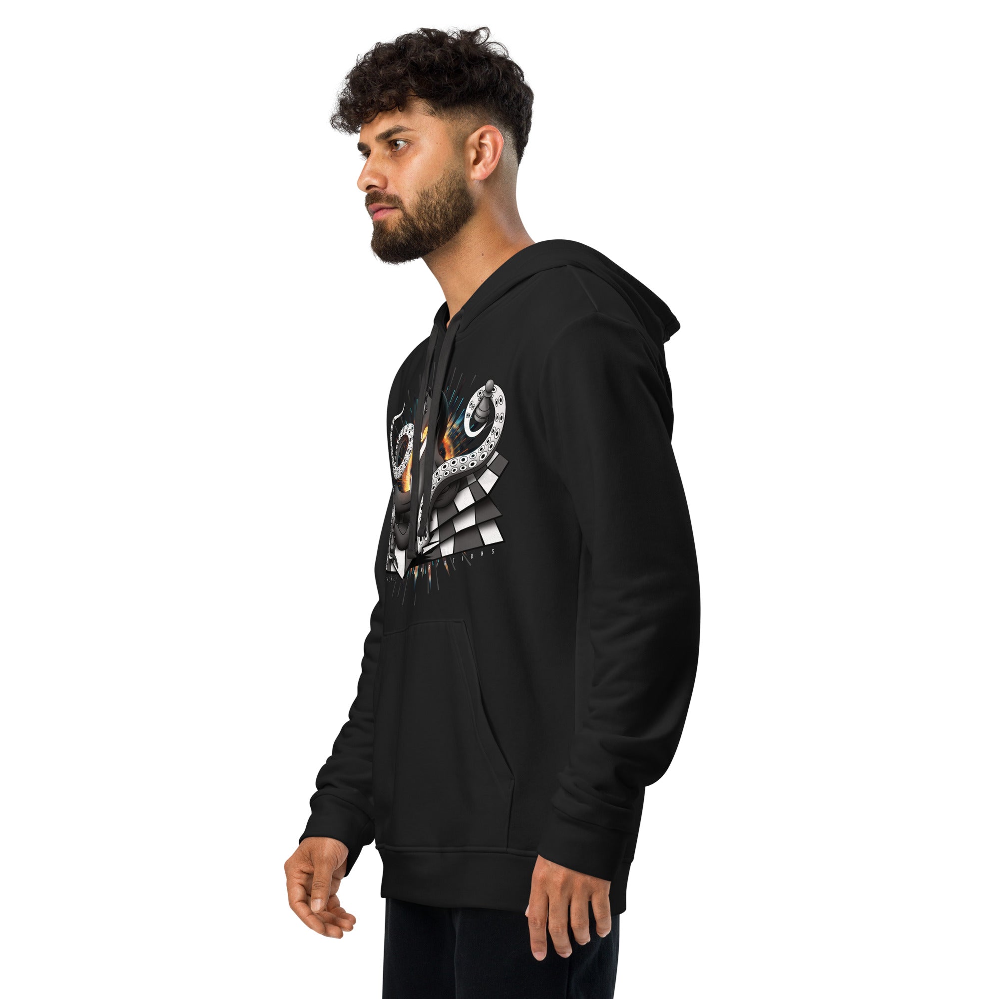 Octopus Knight - adidas fleece hoodie
