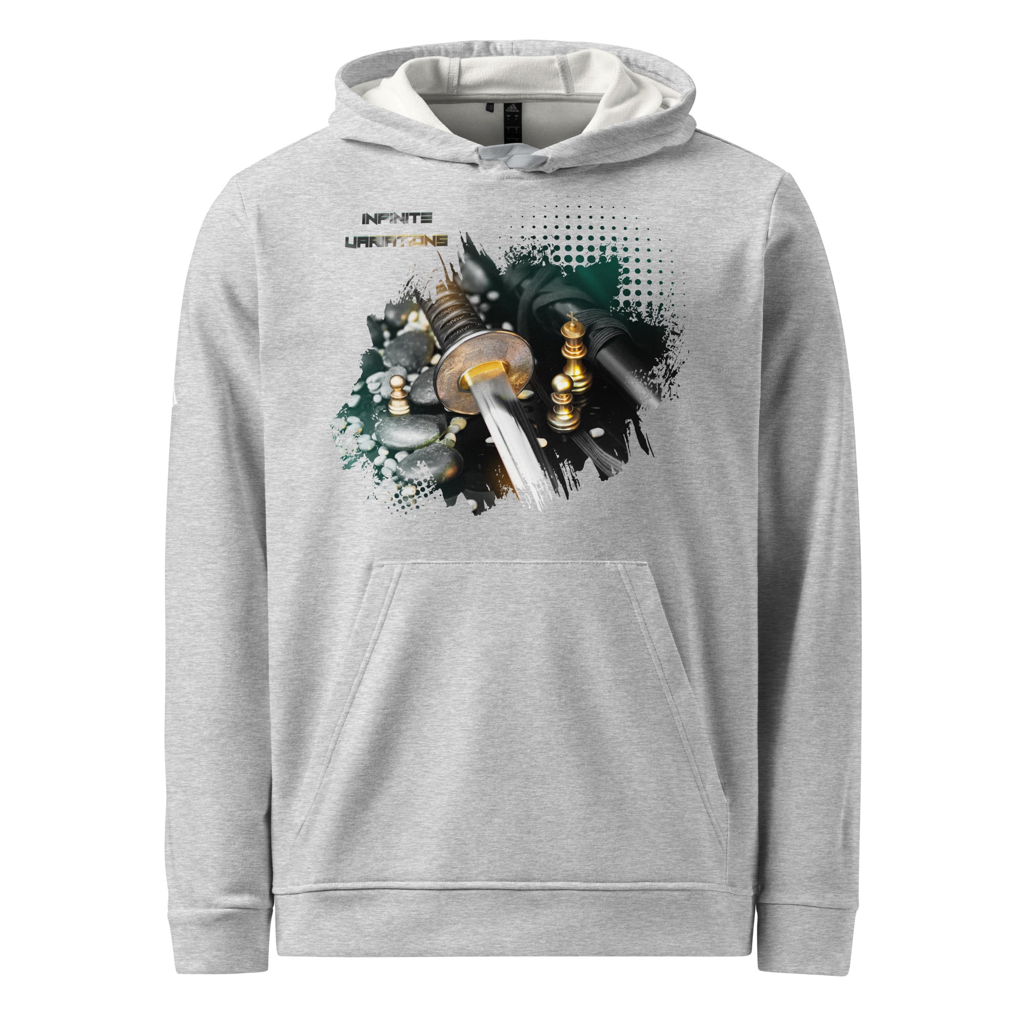 Samurai Chess II - Adidas fleece hoodie