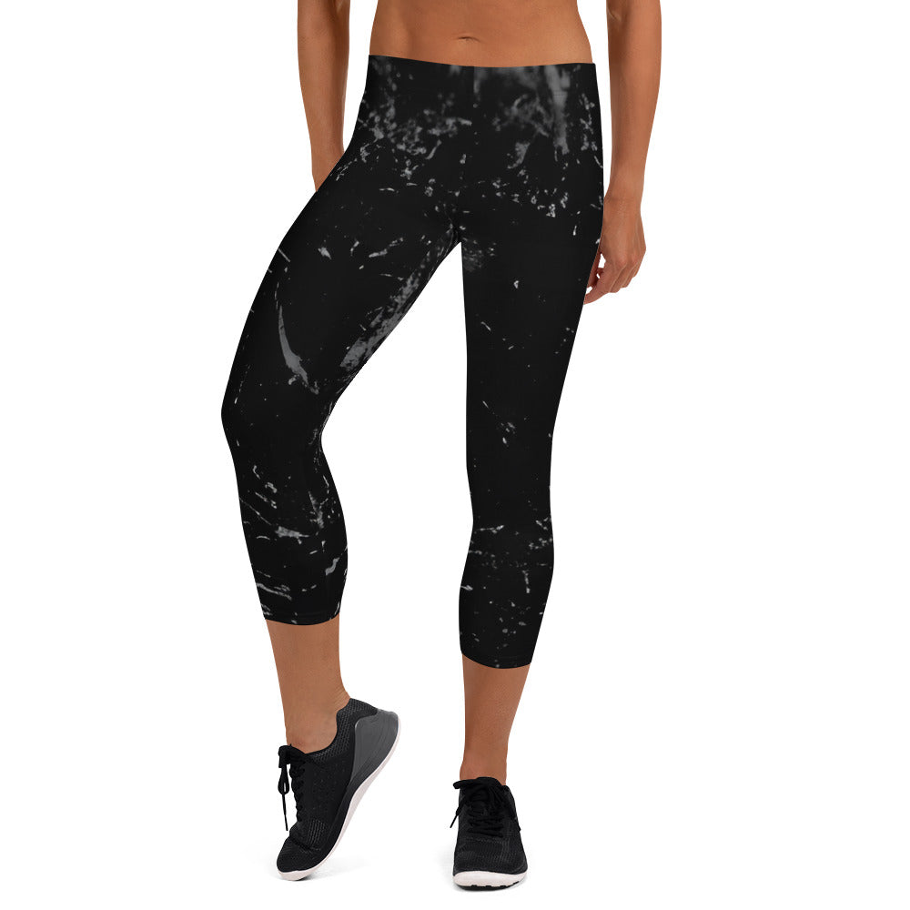 Abstract Capri Leggings