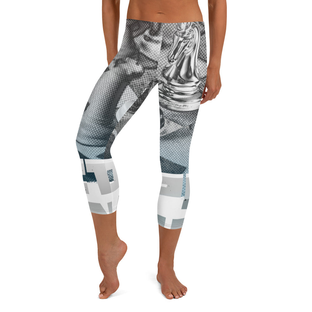 Abstract Octopus - Capri Leggings