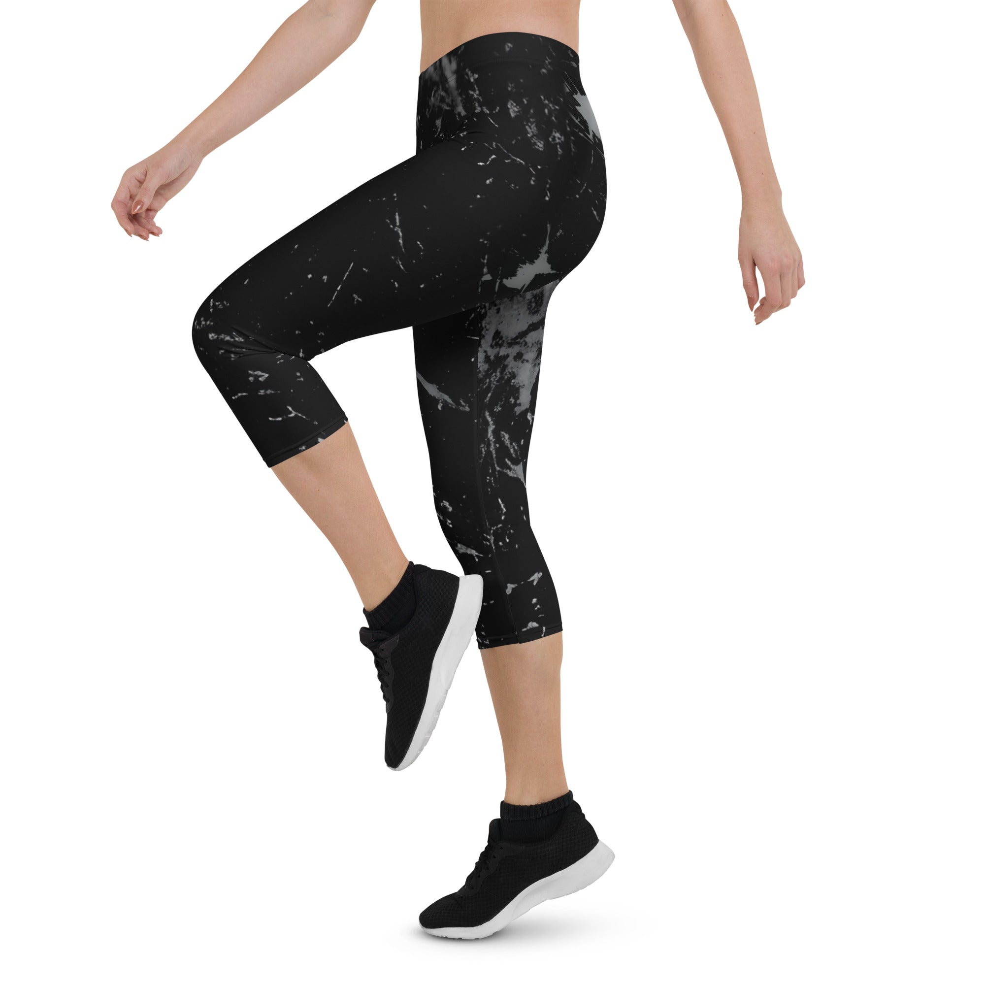Abstract Capri Leggings