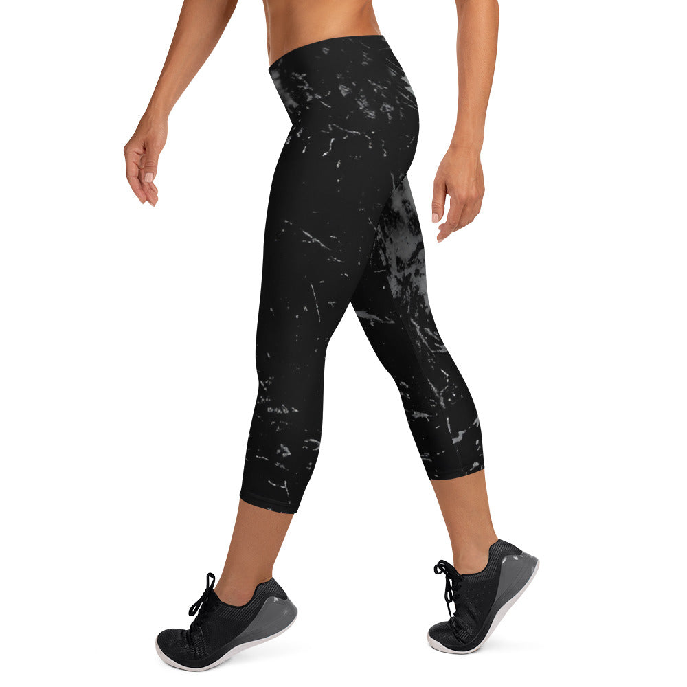 Abstract Capri Leggings