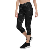 Abstract Capri Leggings