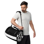 Infinite Variations - Black - All-over print gym bag