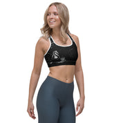 Abstract Knight - Sports bra