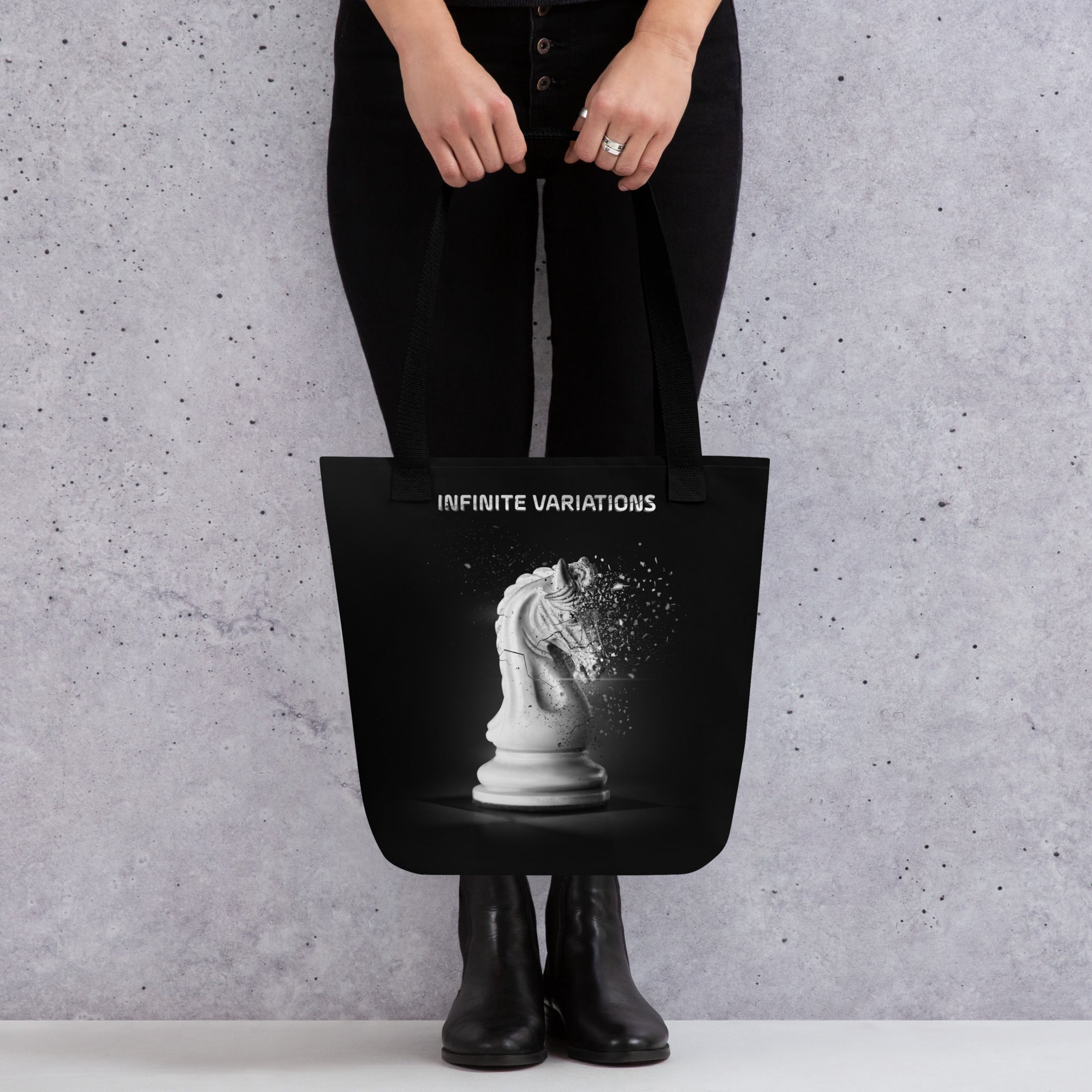 Infinite Variations - Disintegrating Knight - Tote bag