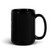 Actions Not Words - Black Glossy Mug