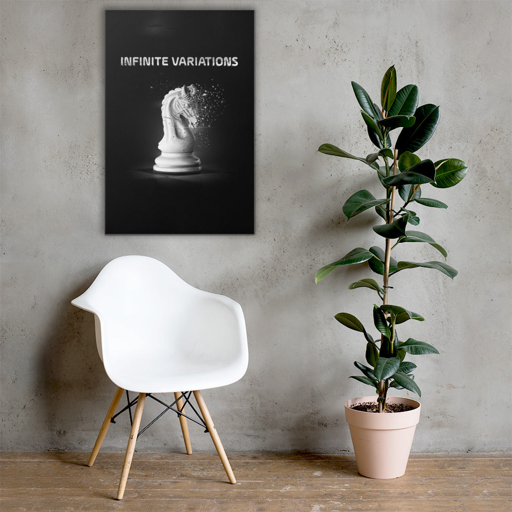 Disintegrating Knight - Canvas