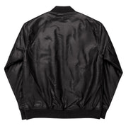 Infinite Variations - Leather Bomber Jacket - Embroidered