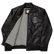 Infinite Variations - Leather Bomber Jacket - Embroidered