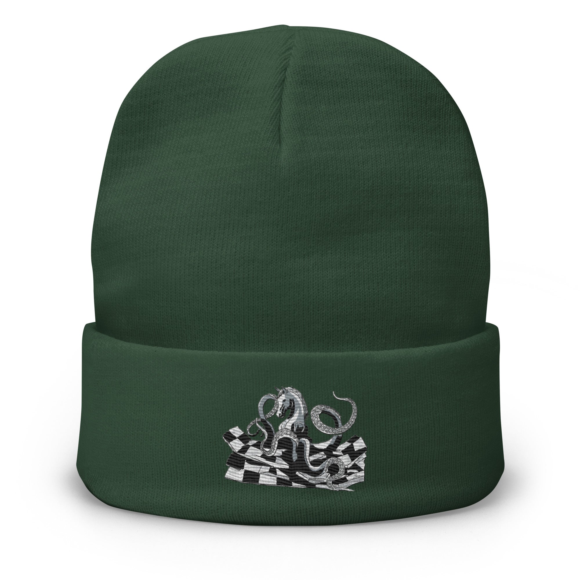 Octopus Knight - Embroidered Beanie