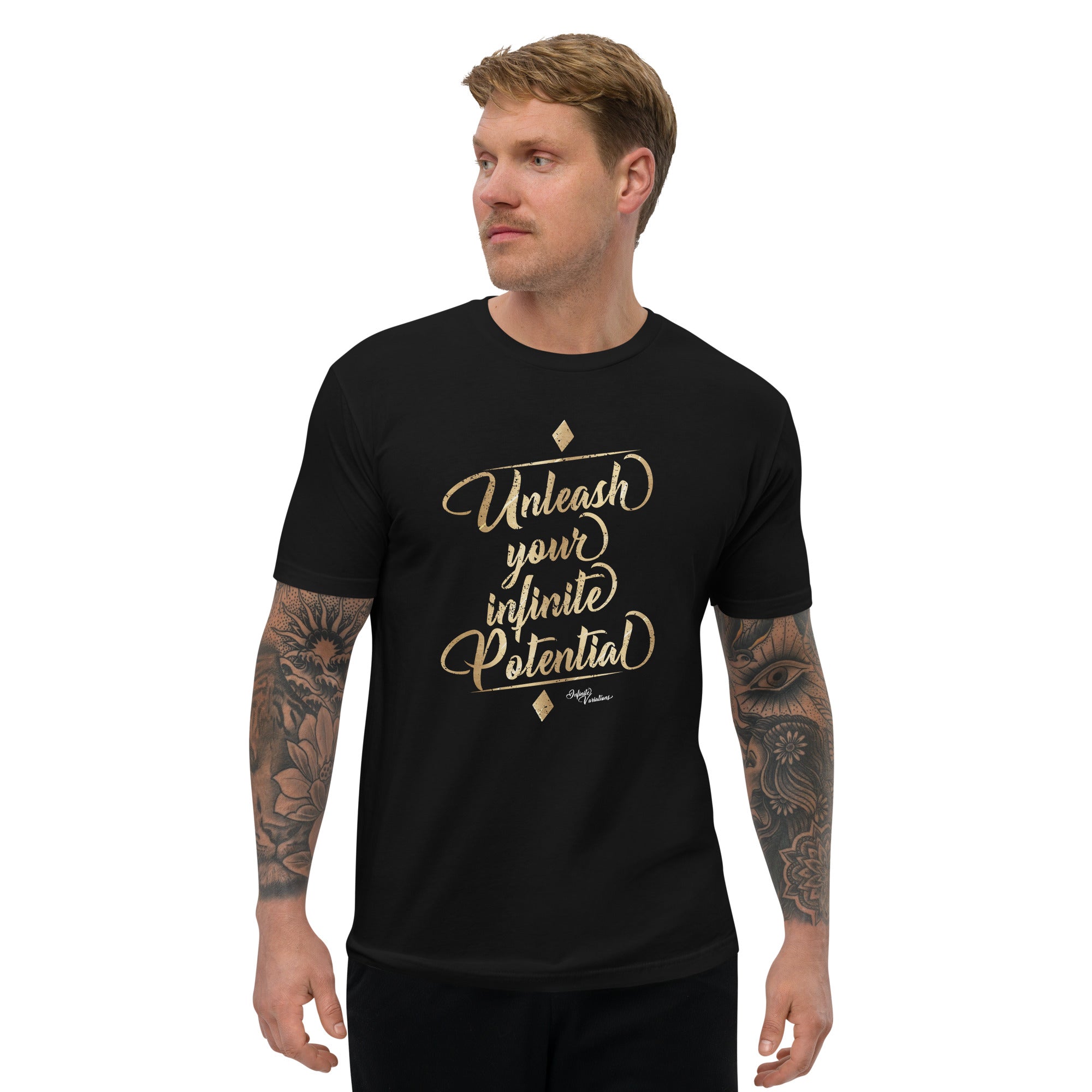 Unleash Your Infinite Potential - Gold - Next Level Short Sleeve T-shirt