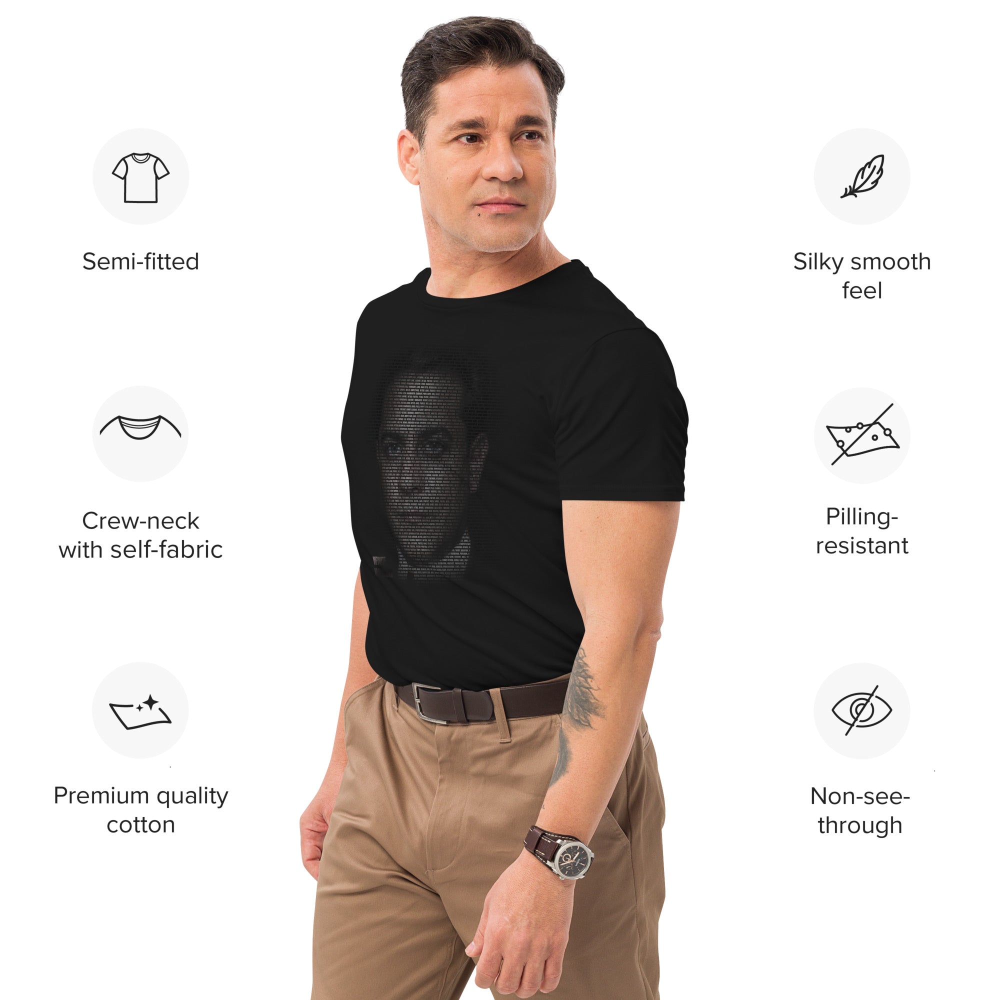 Infinite Variations - Capablanca Futuristic - Men's premium cotton t-shirt