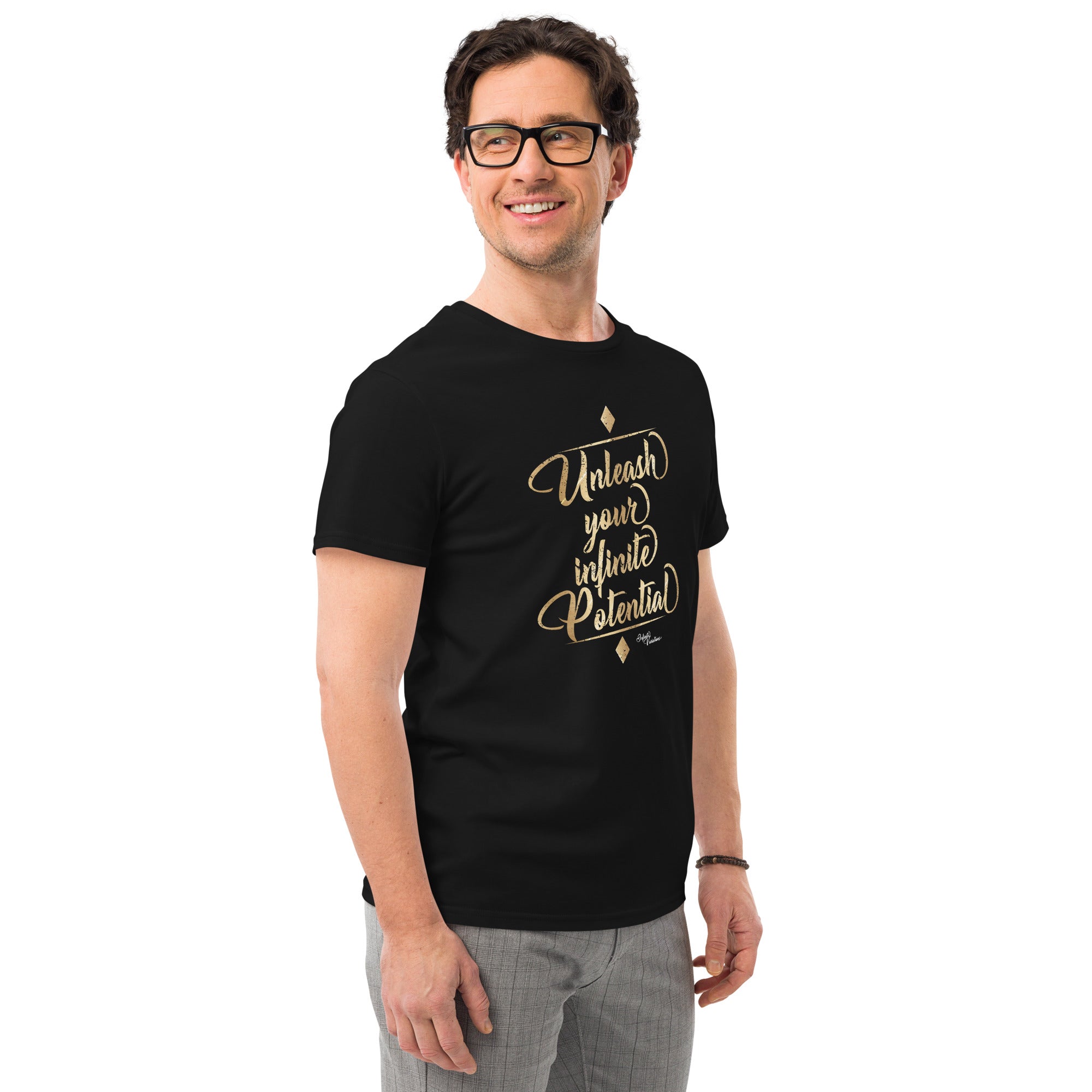 Unleash Your Infinite Potential - Men's premium cotton t-shirt