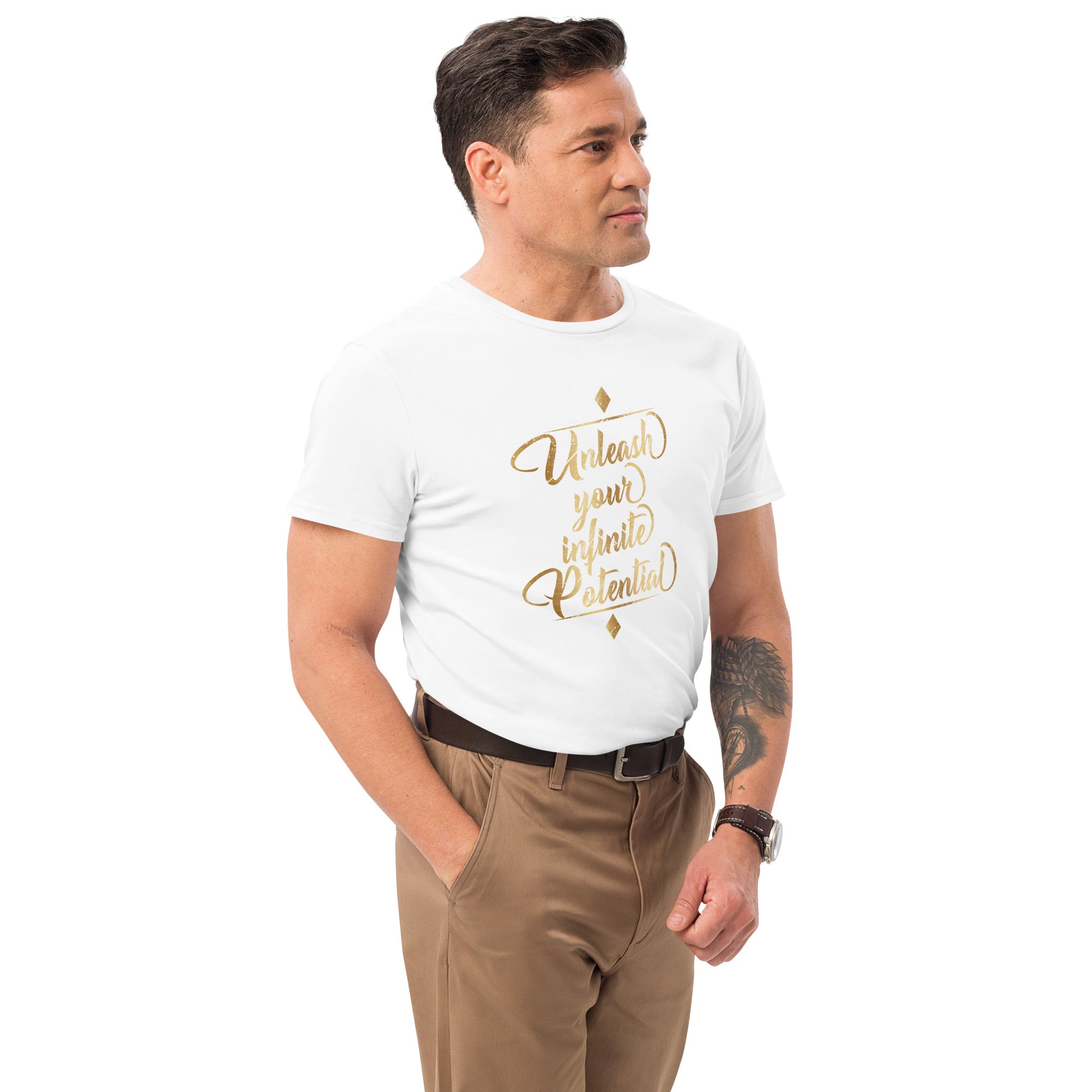 Unleash Your Infinite Potential - Men's premium cotton t-shirt
