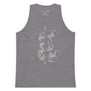 Unleash Your Infinite Potential - Platinum - Men’s premium tank top