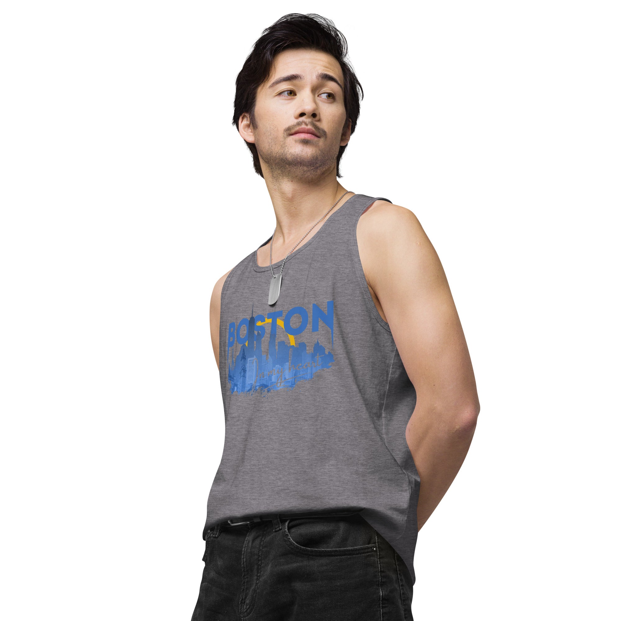 Infinite Variations - Boston Design - Men’s premium tank top