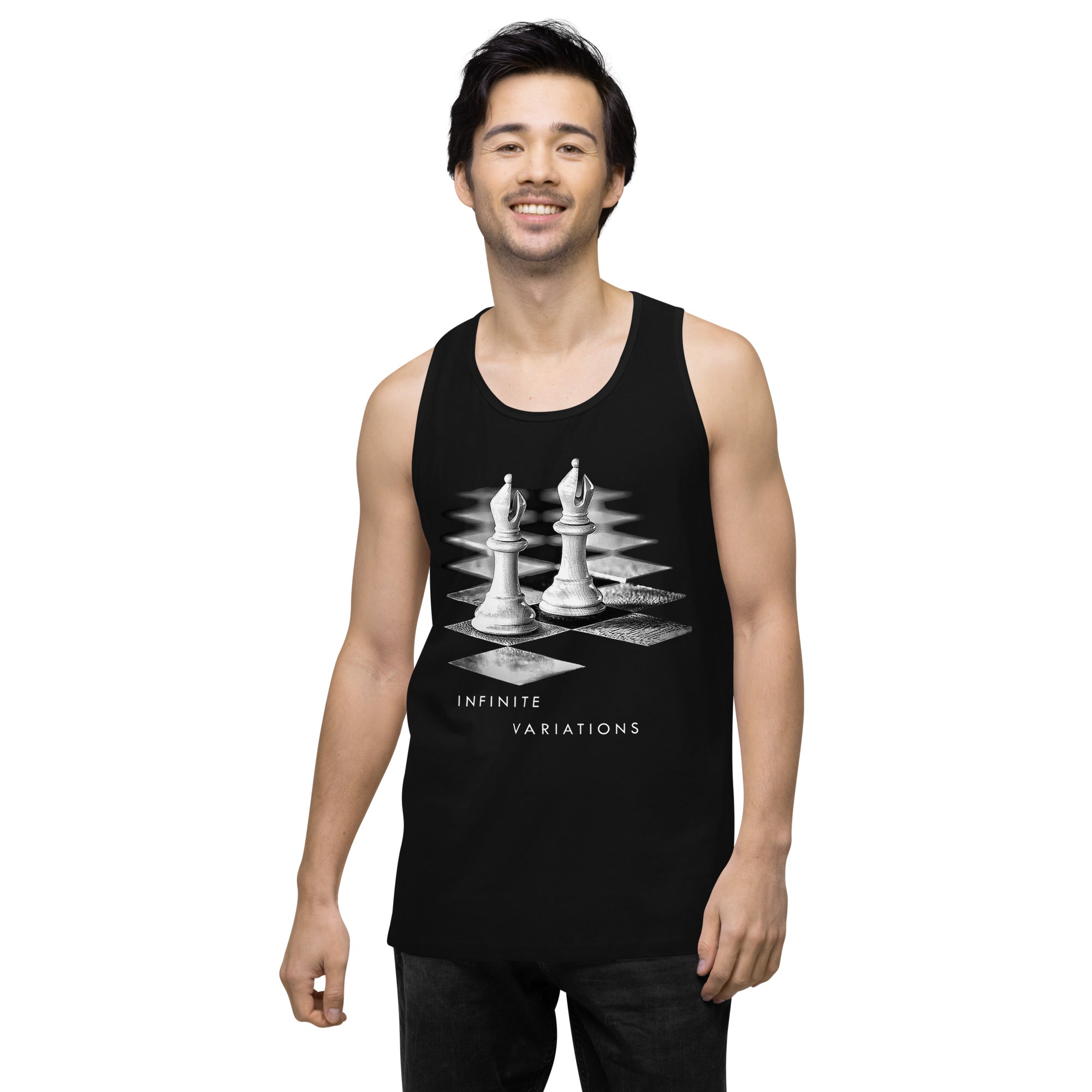 Infinite Variations - Bishop Pair - Men’s premium tank top