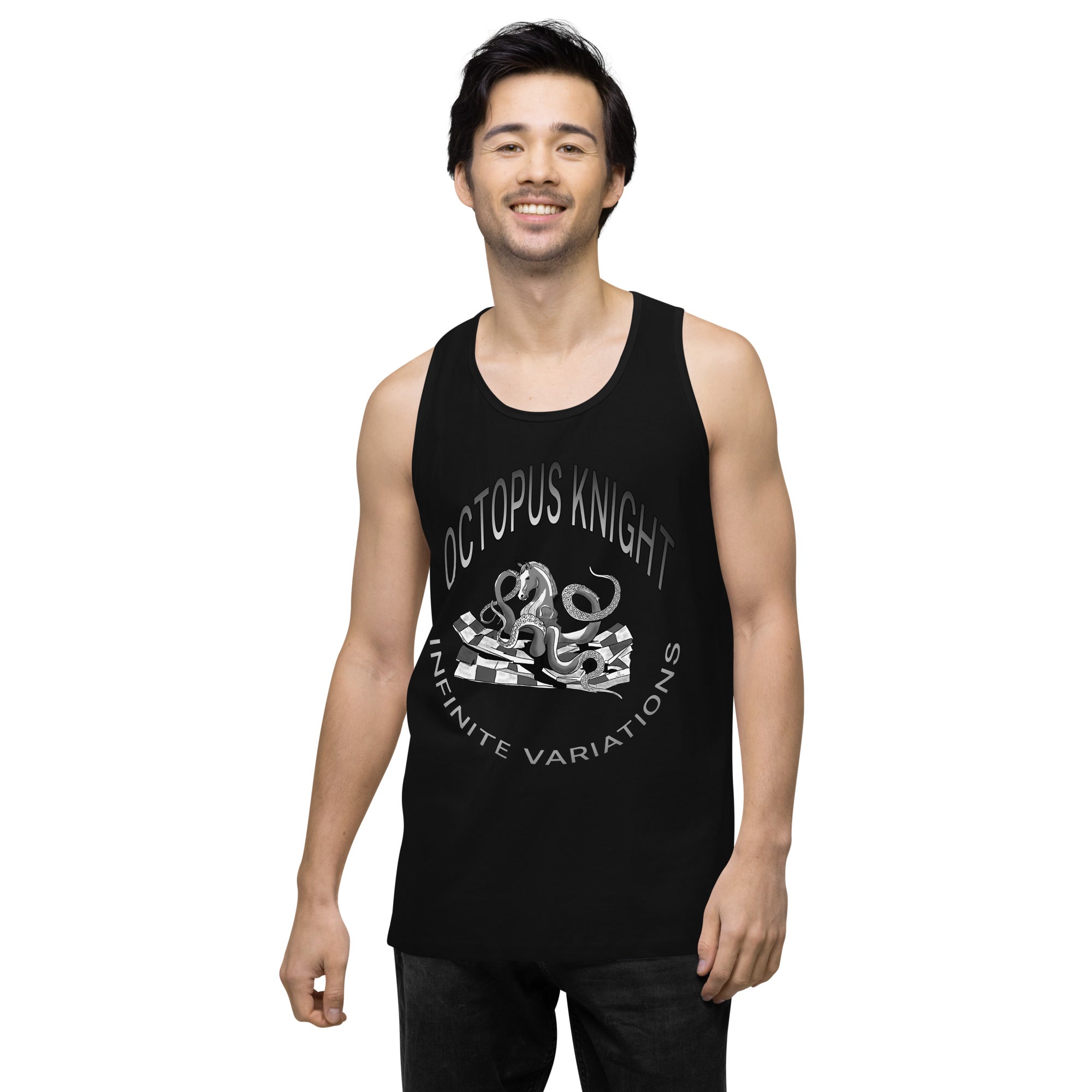 Infinite Variations - Octopus Knight - B-Side Design - Men’s premium tank top