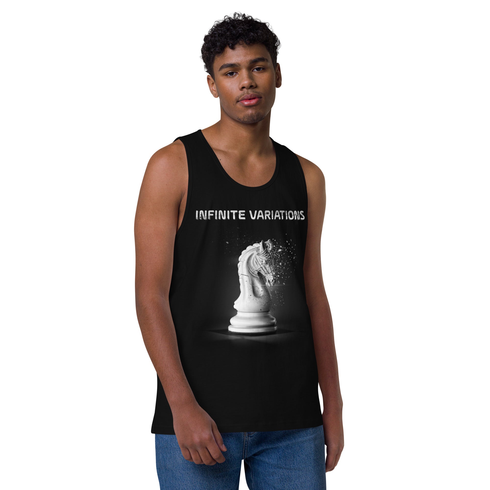 Disintegrating Knight - Men’s premium tank top
