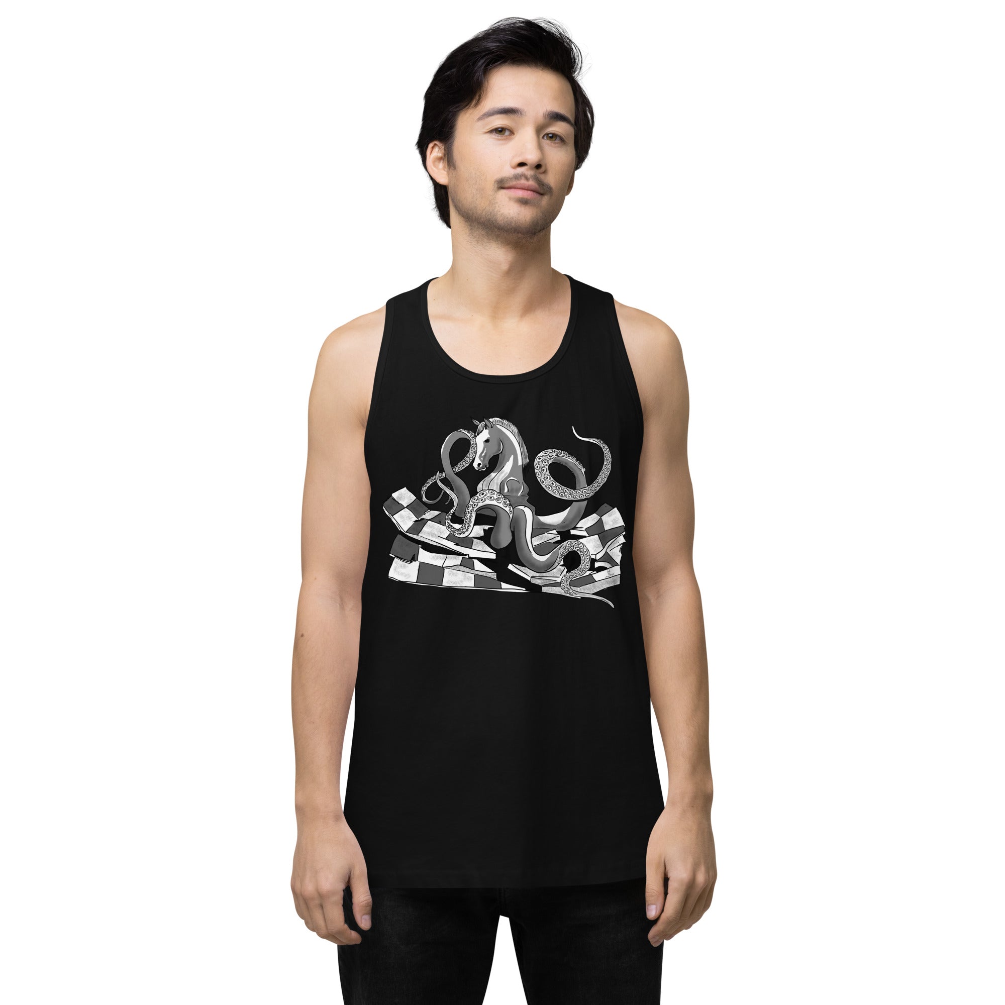 Infinite Variations - Octopus Knight - Solo - Men’s premium tank top