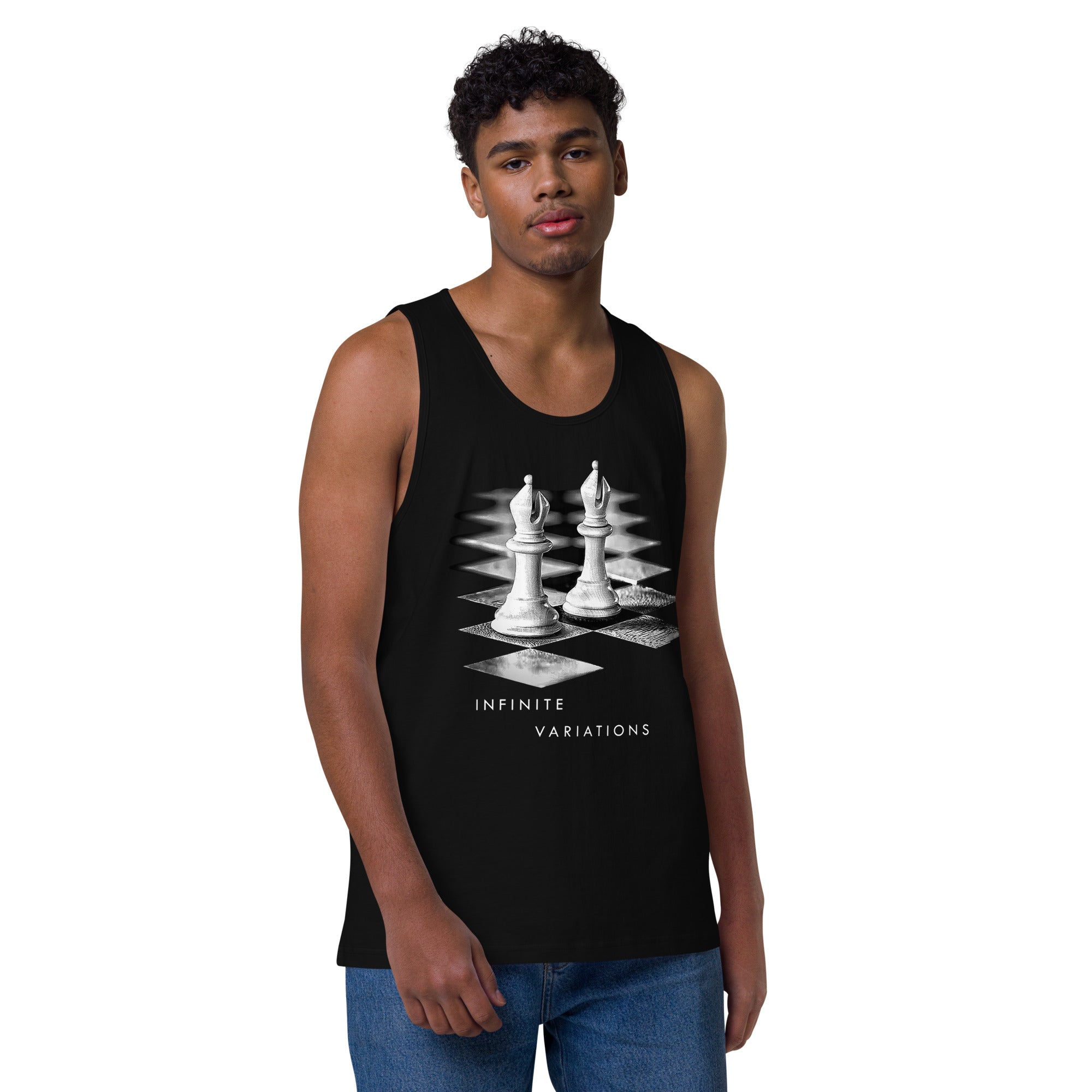 Infinite Variations - Bishop Pair - Men’s premium tank top