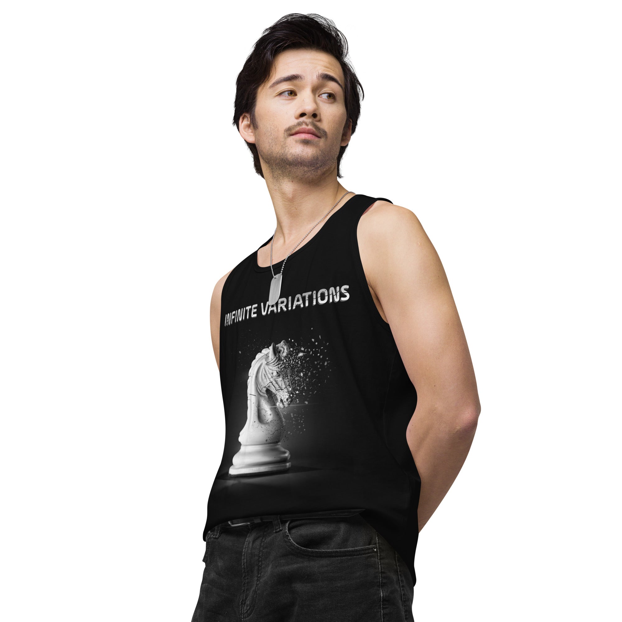 Disintegrating Knight - Men’s premium tank top