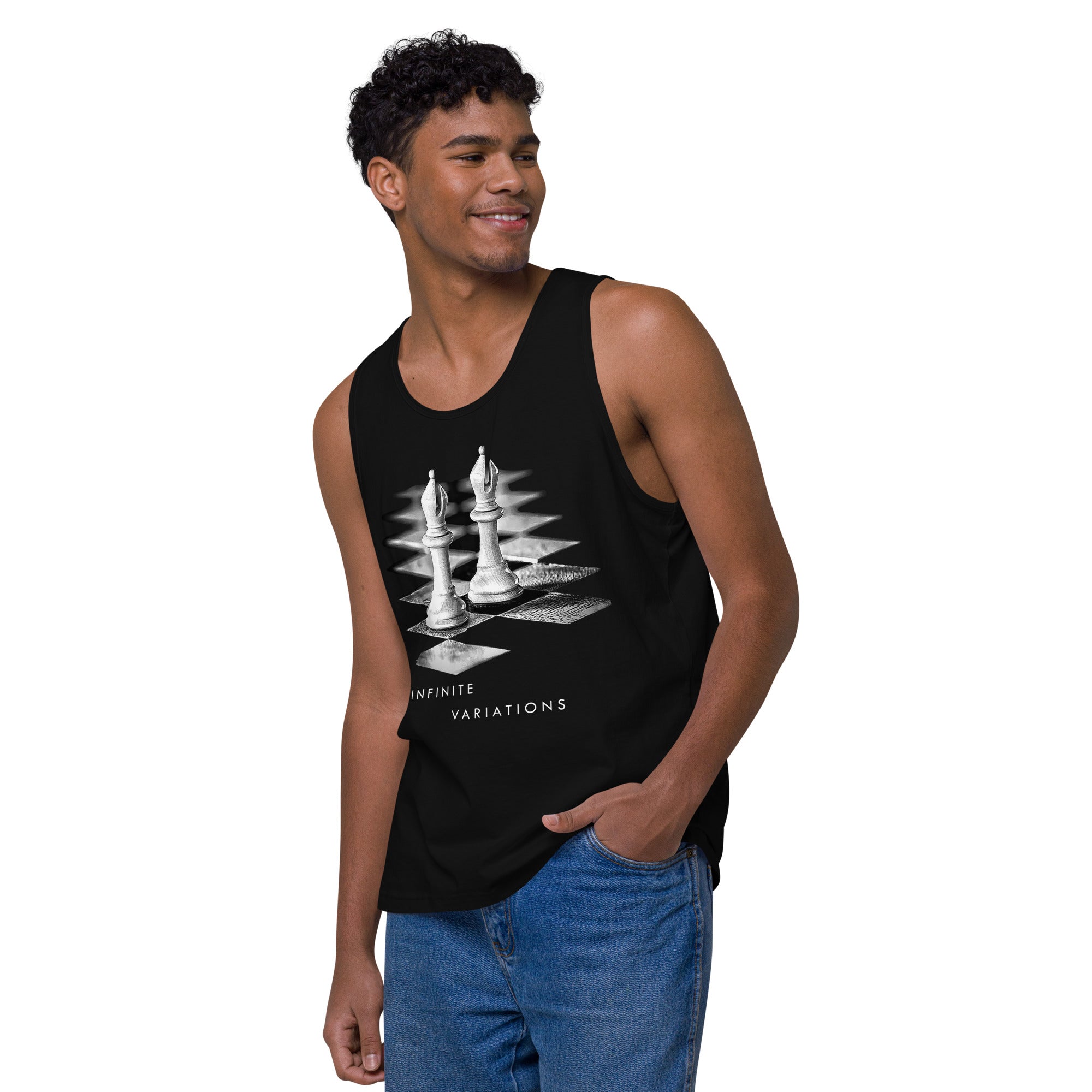 Infinite Variations - Bishop Pair - Men’s premium tank top