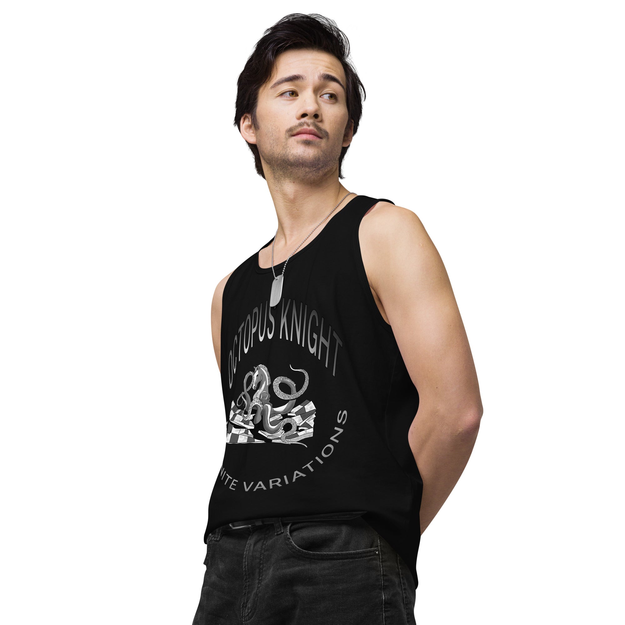 Infinite Variations - Octopus Knight - B-Side Design - Men’s premium tank top