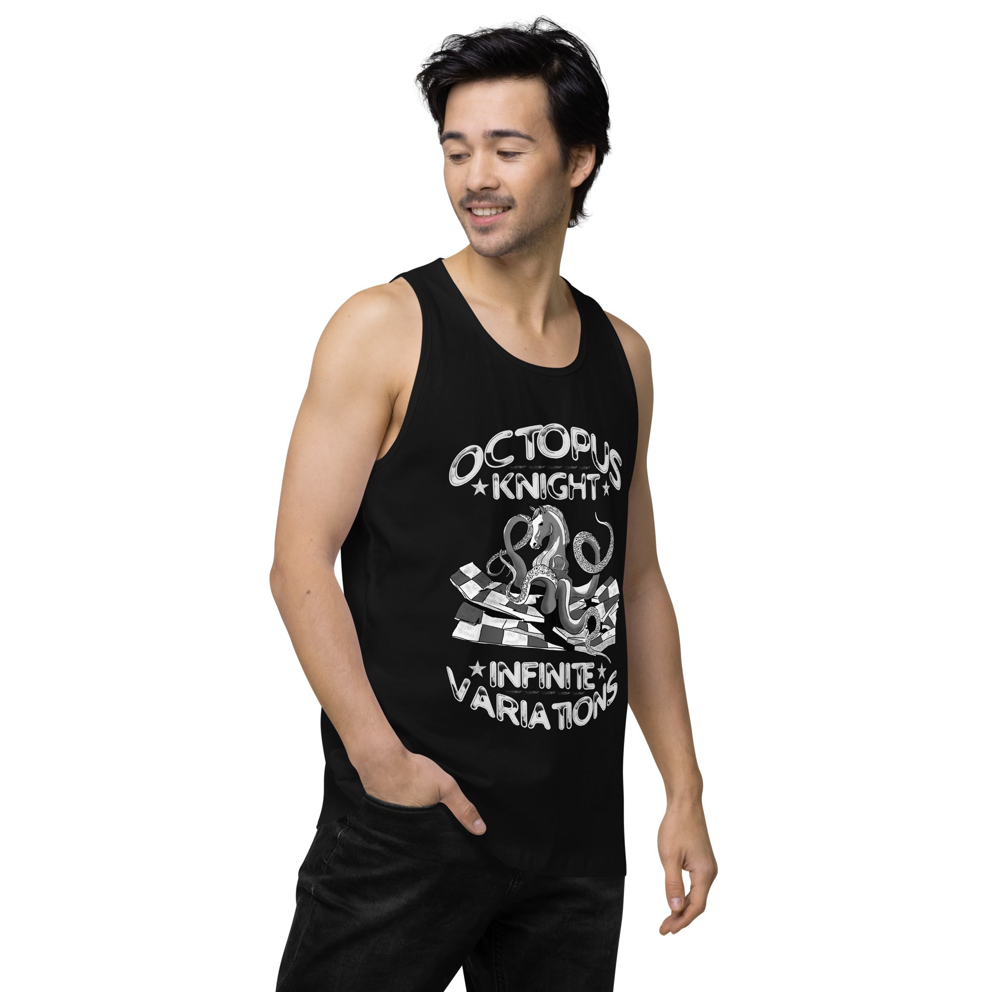 Infinite Variations - Octopus Knight - Universal Design - Men’s premium tank top