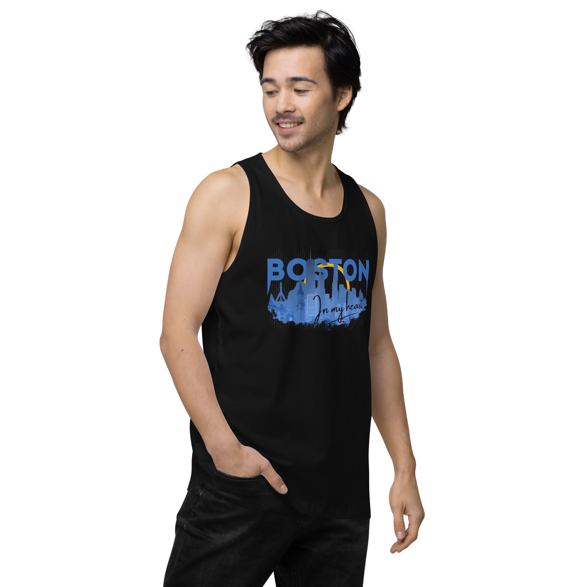 Infinite Variations - Boston Design - Men’s premium tank top