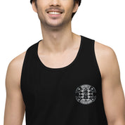 Infinite Variations - Logo Design - Embroidered - Men’s premium tank top