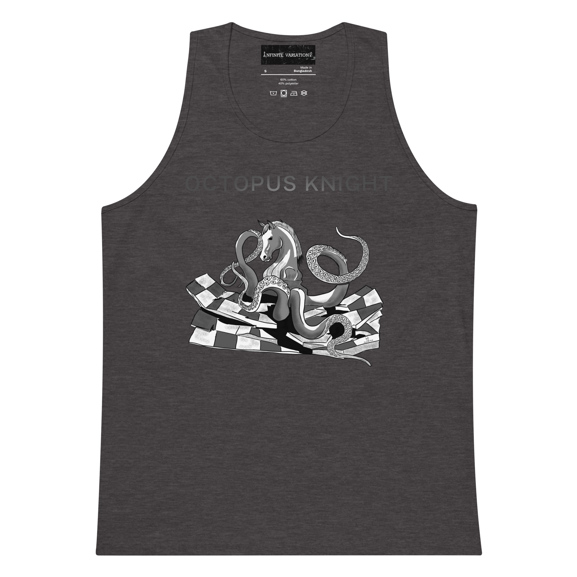 Infinite Variations - Octopus Knight - In Line Design - Men’s premium tank top