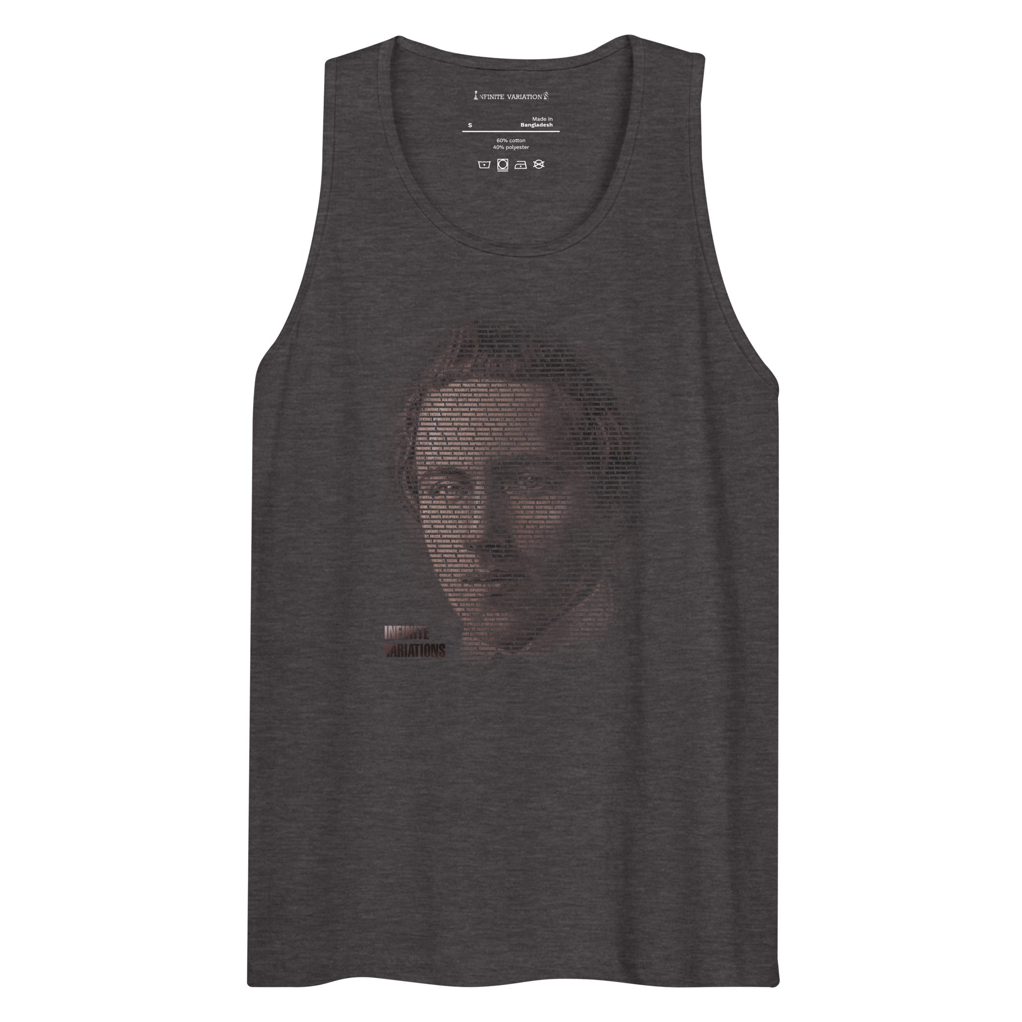 Paul Morphy Futuristic Ghost - Bronze - Men’s premium tank top