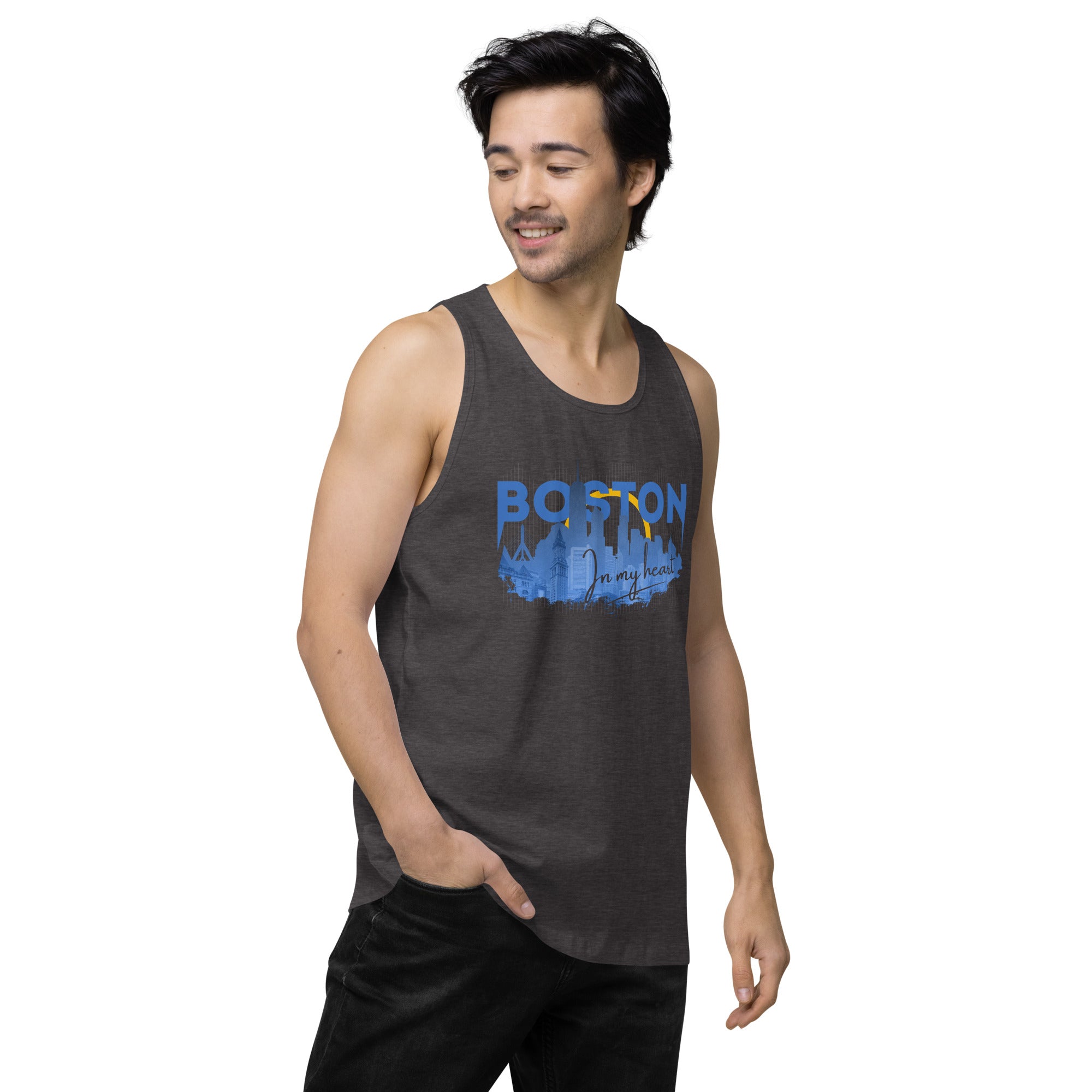 Infinite Variations - Boston Design - Men’s premium tank top