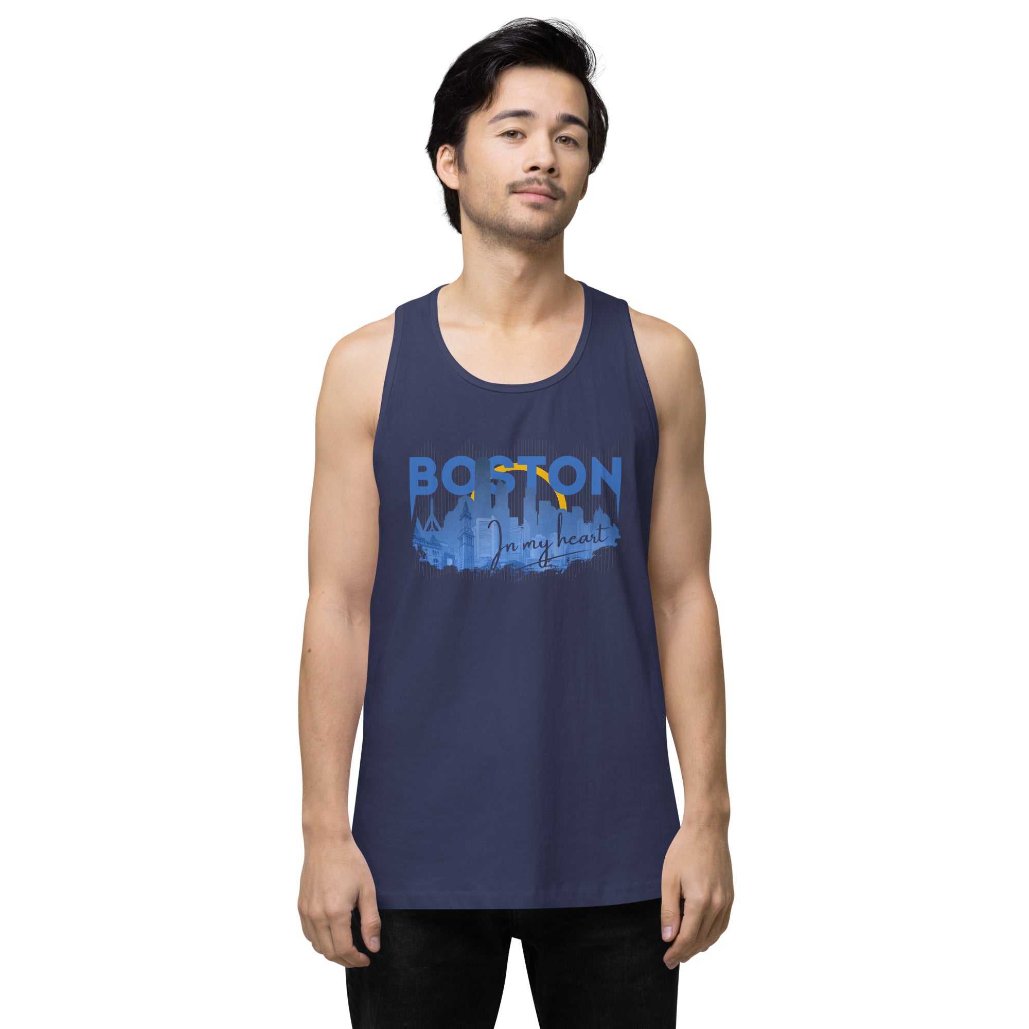 Infinite Variations - Boston Design - Men’s premium tank top