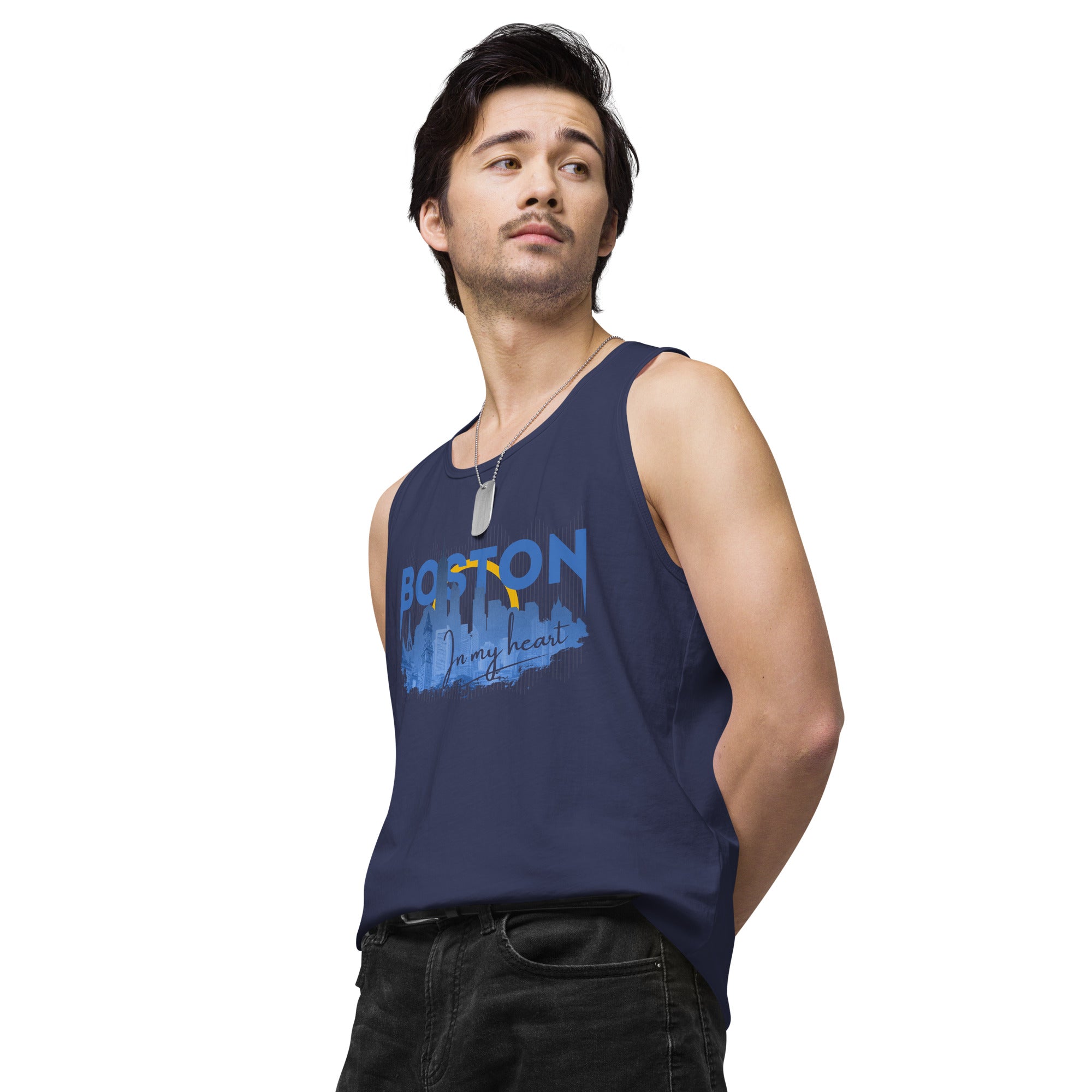 Infinite Variations - Boston Design - Men’s premium tank top