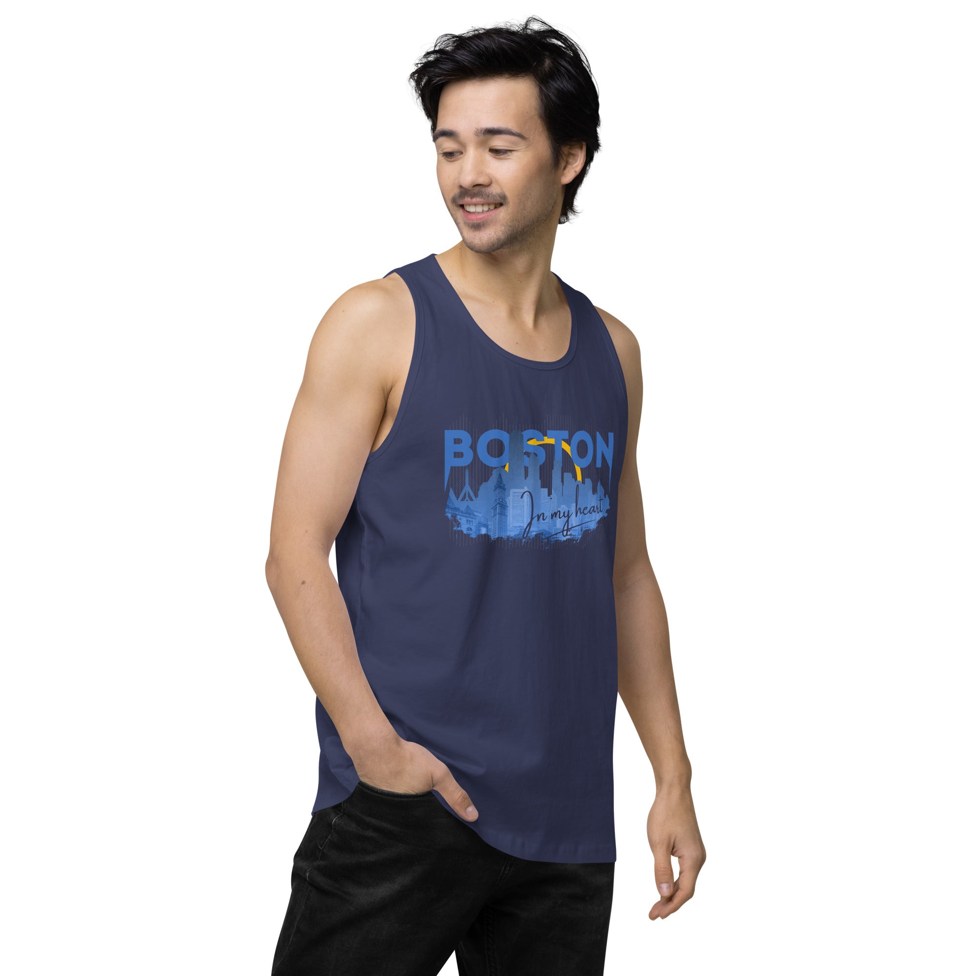 Infinite Variations - Boston Design - Men’s premium tank top