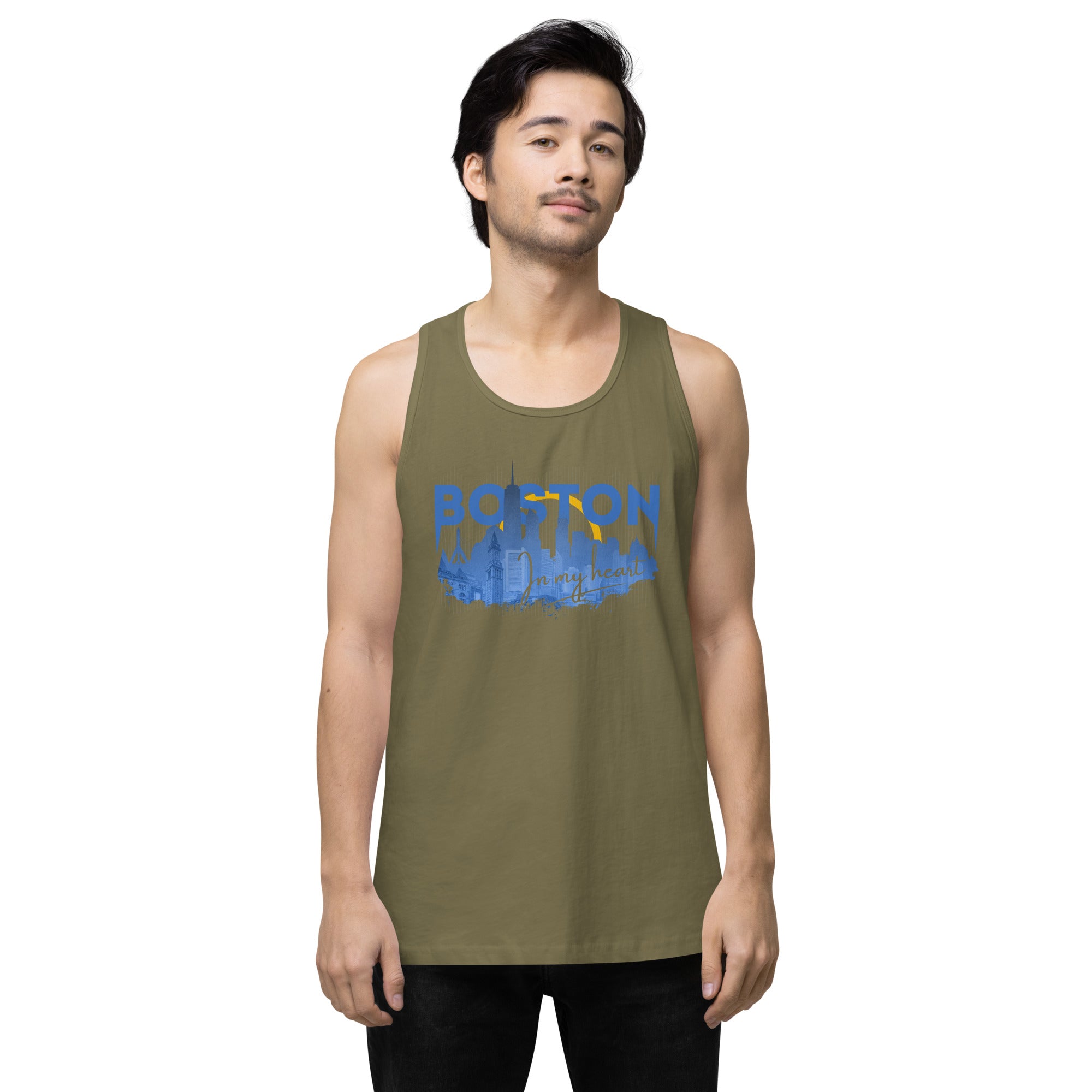 Infinite Variations - Boston Design - Men’s premium tank top