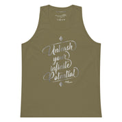 Unleash Your Infinite Potential - Platinum - Men’s premium tank top