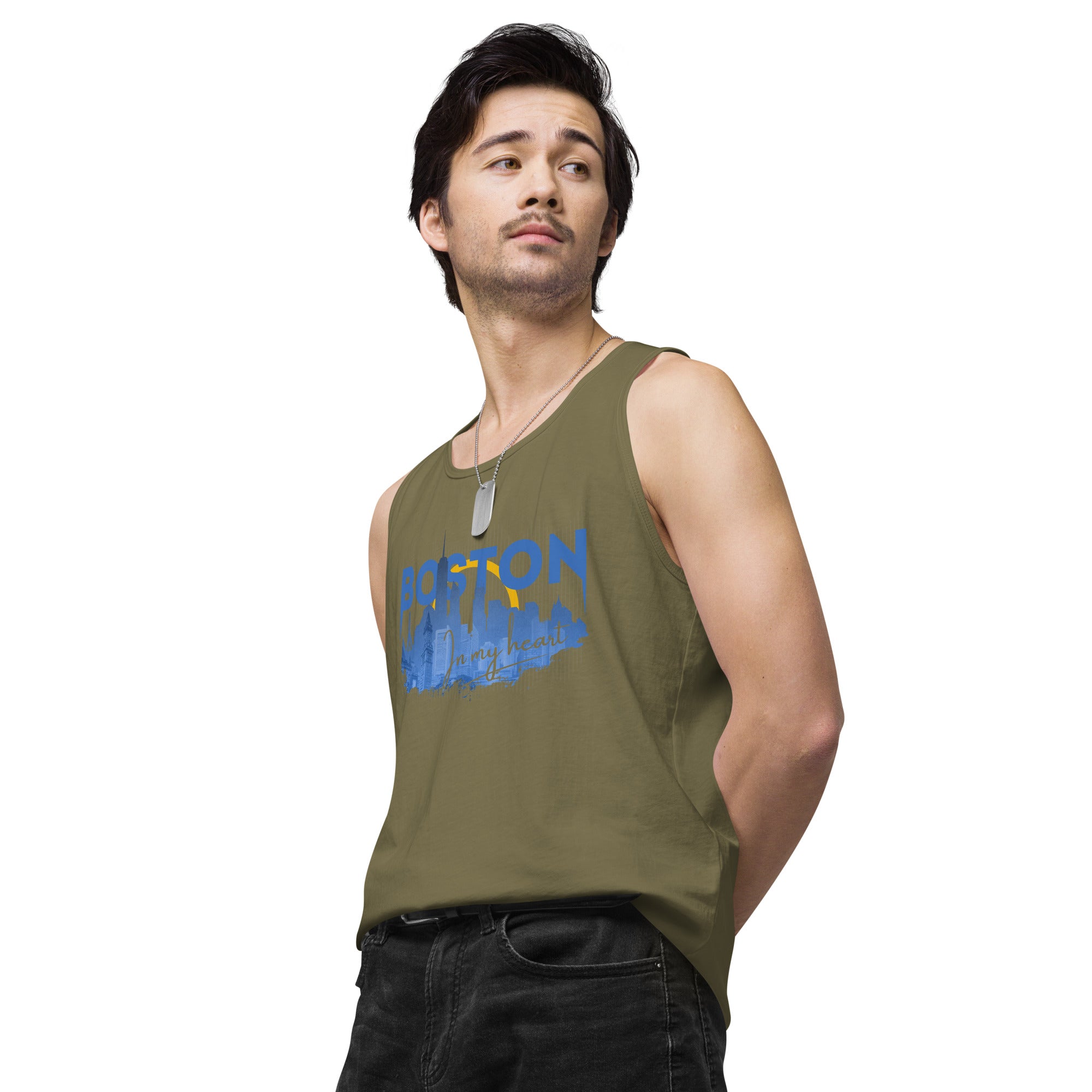 Infinite Variations - Boston Design - Men’s premium tank top