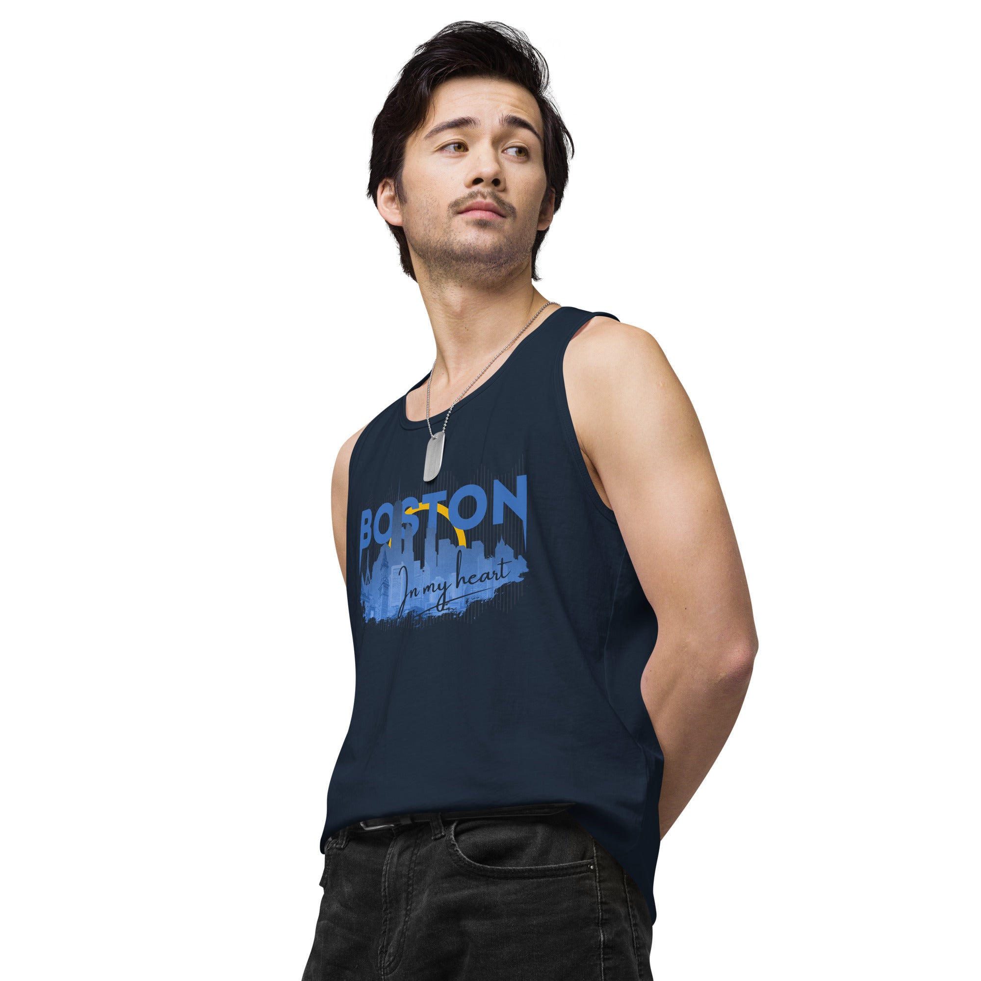 Infinite Variations - Boston Design - Men’s premium tank top