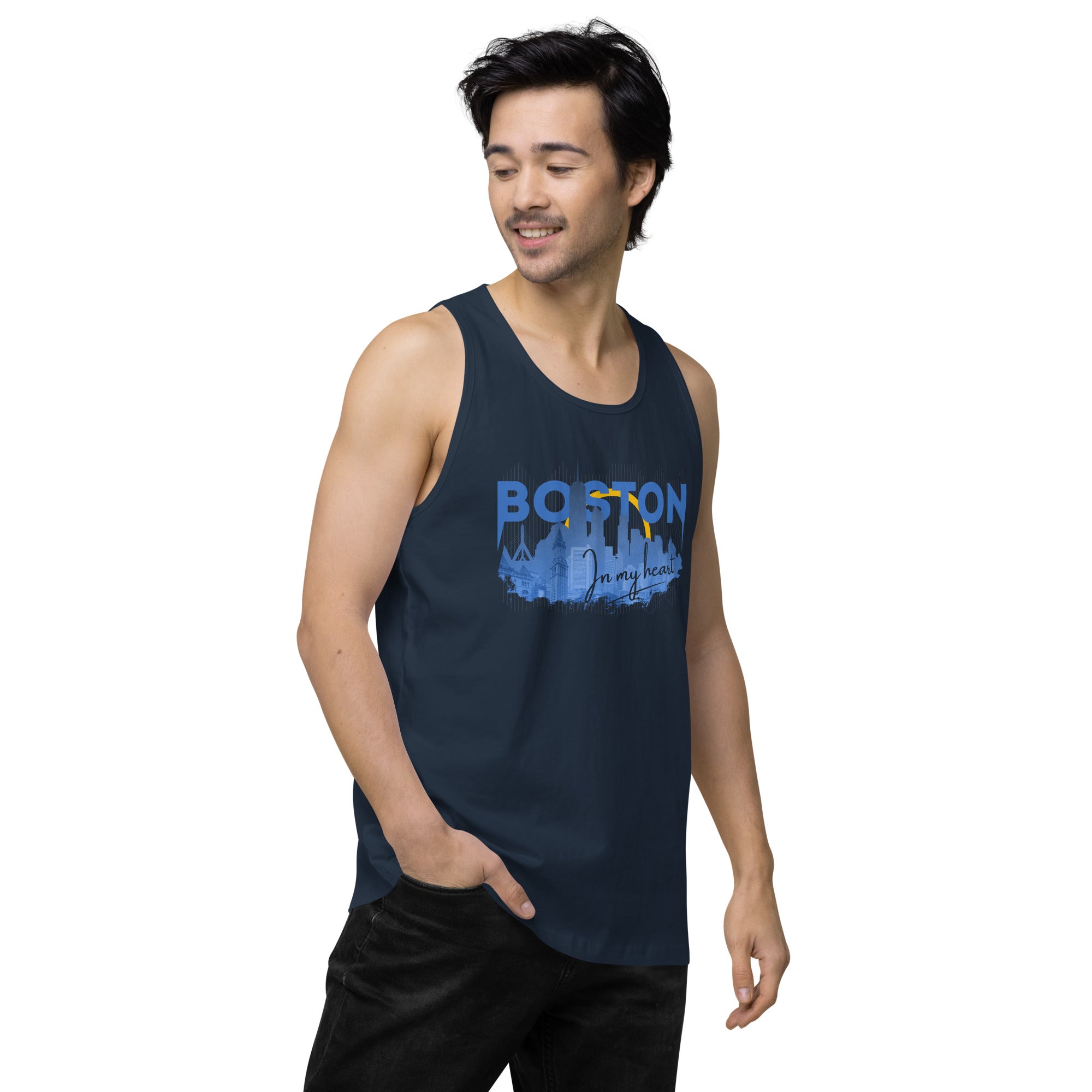 Infinite Variations - Boston Design - Men’s premium tank top
