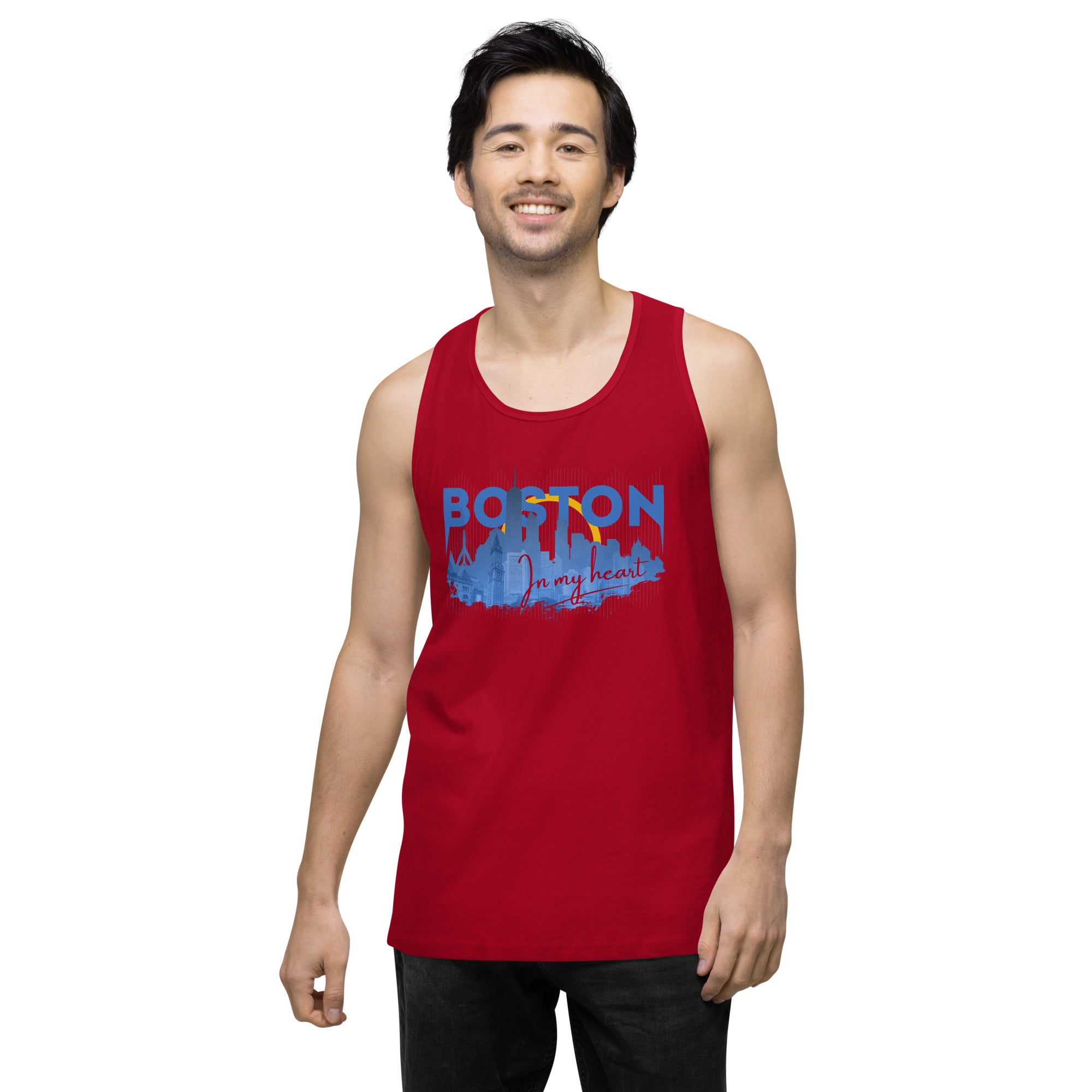 Infinite Variations - Boston Design - Men’s premium tank top