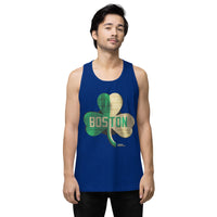 Boston Shamrock - Green - Men’s premium tank top - Team Royal / S
